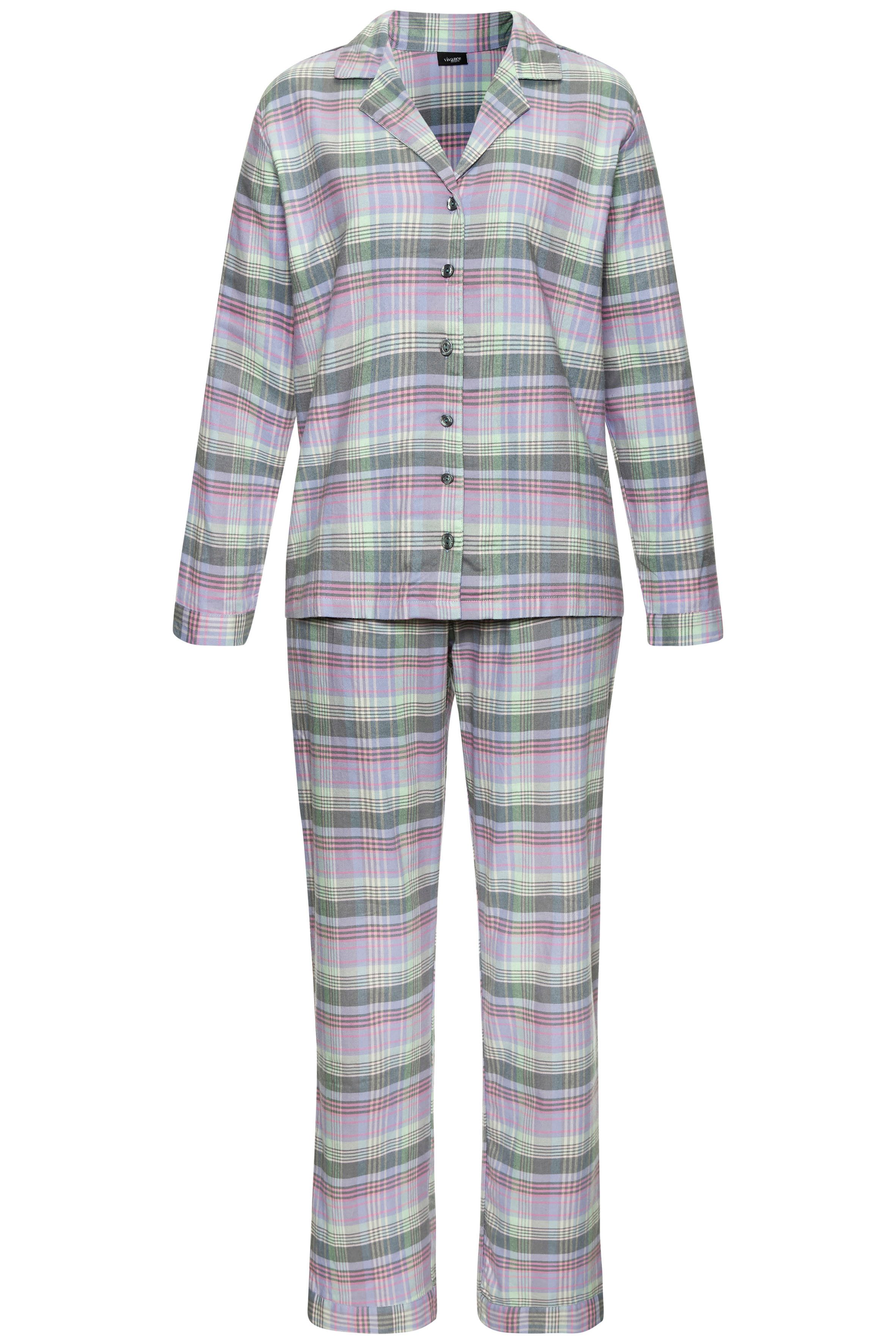 Vivance Dreams Pyjama (2 tlg) aus kuschelig weichem Flanell günstig online kaufen