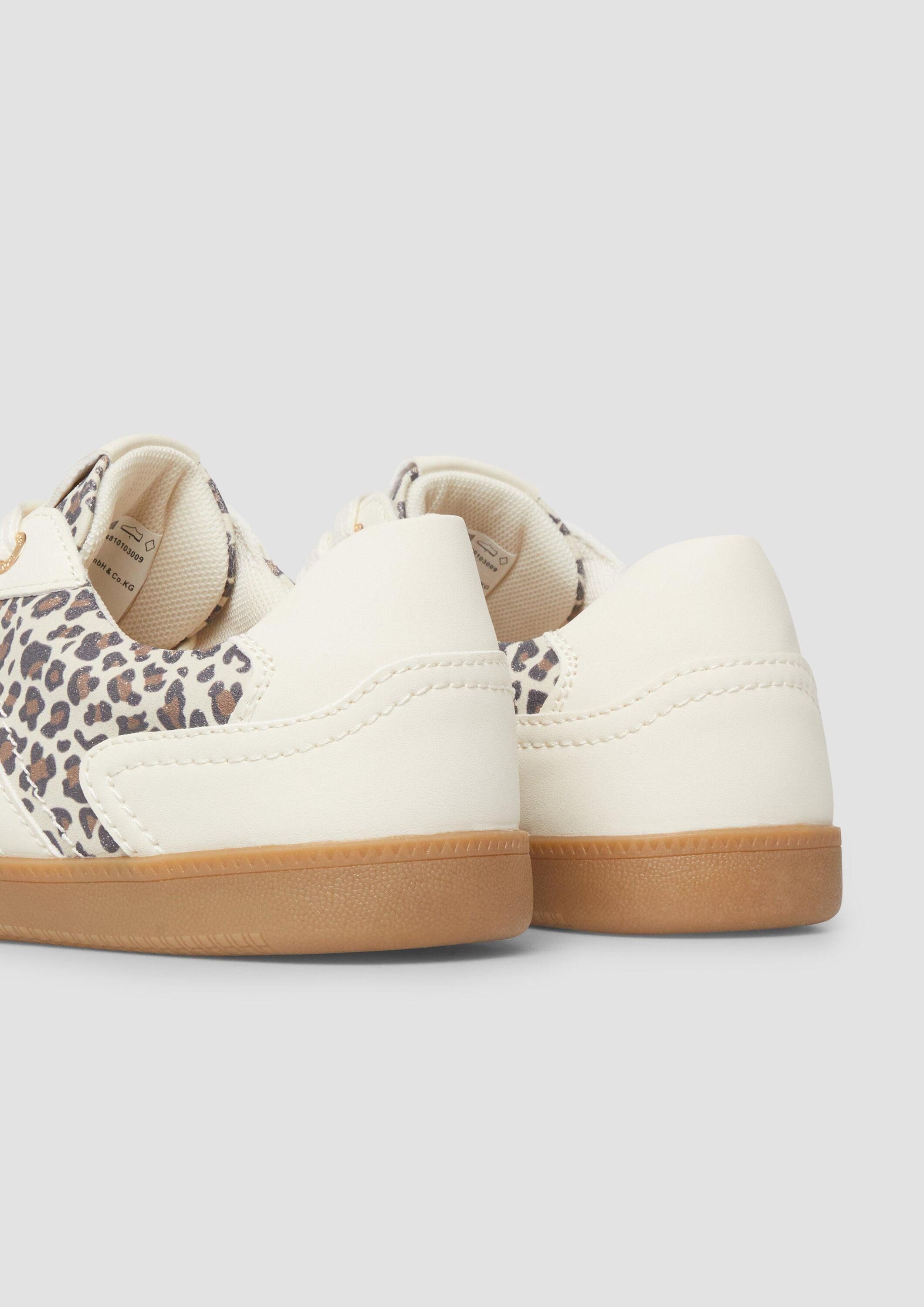 s.Oliver Sneakers Sneaker Multicolor-Sneaker in Leder-Optik