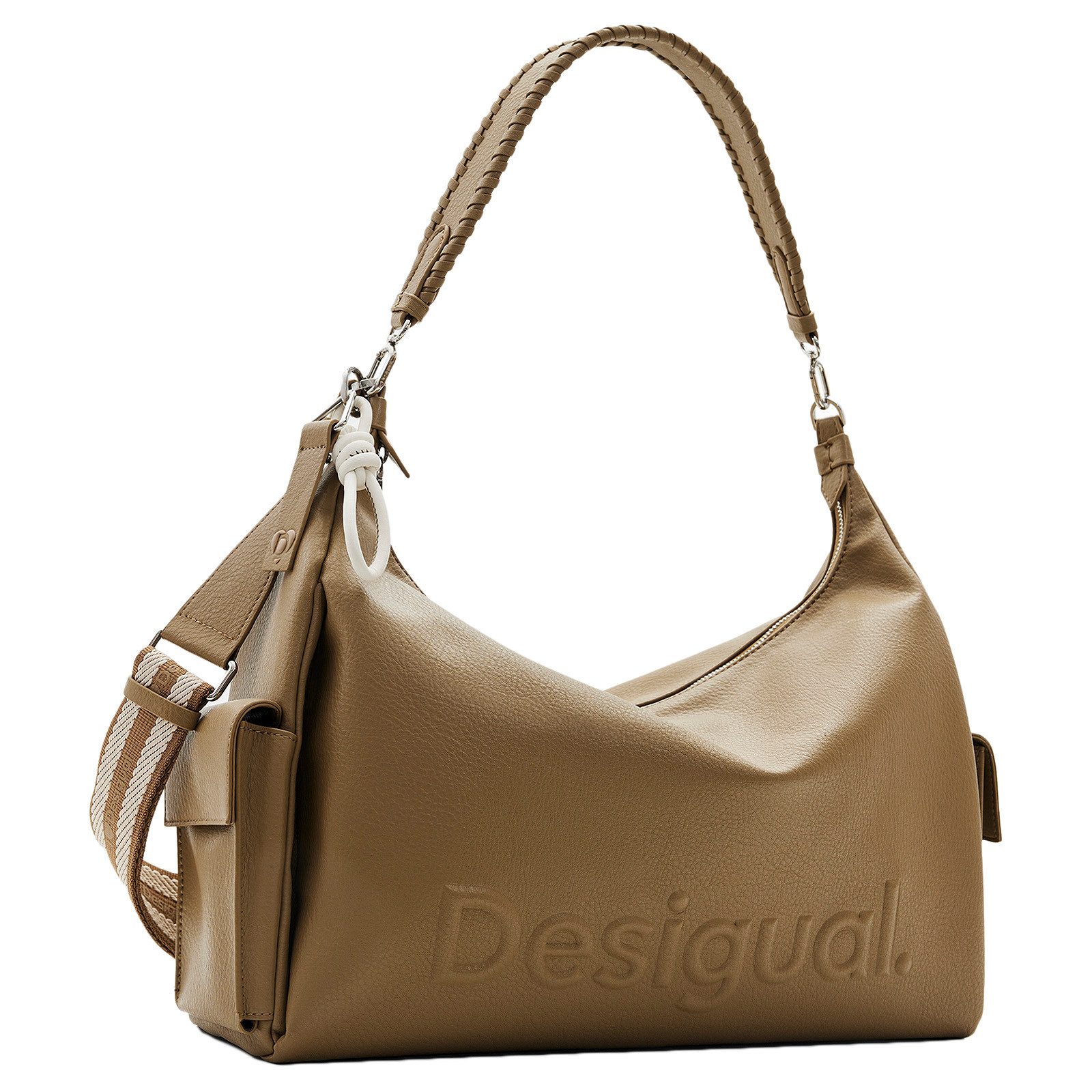Desigual Schultertasche Schultertasche Bag Half Logo 24 Kaki Brasilia 24SAX günstig online kaufen