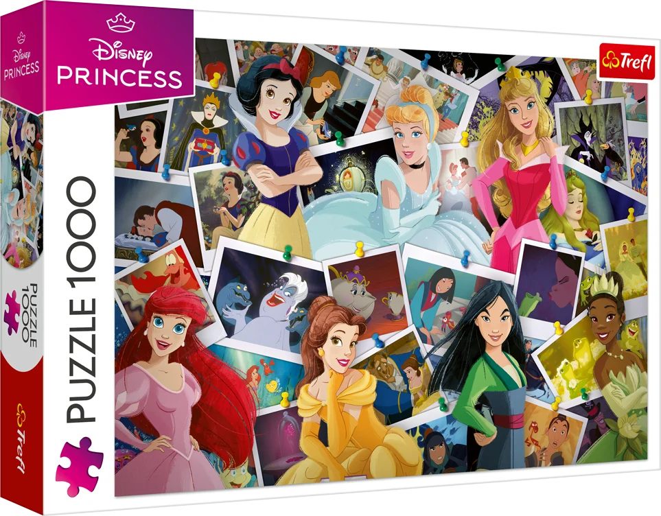 Trefl Puzzle Trefl, Disney Princess, 1000 Teile Puzzle, 1000 Puzzleteile, Made in Europe
