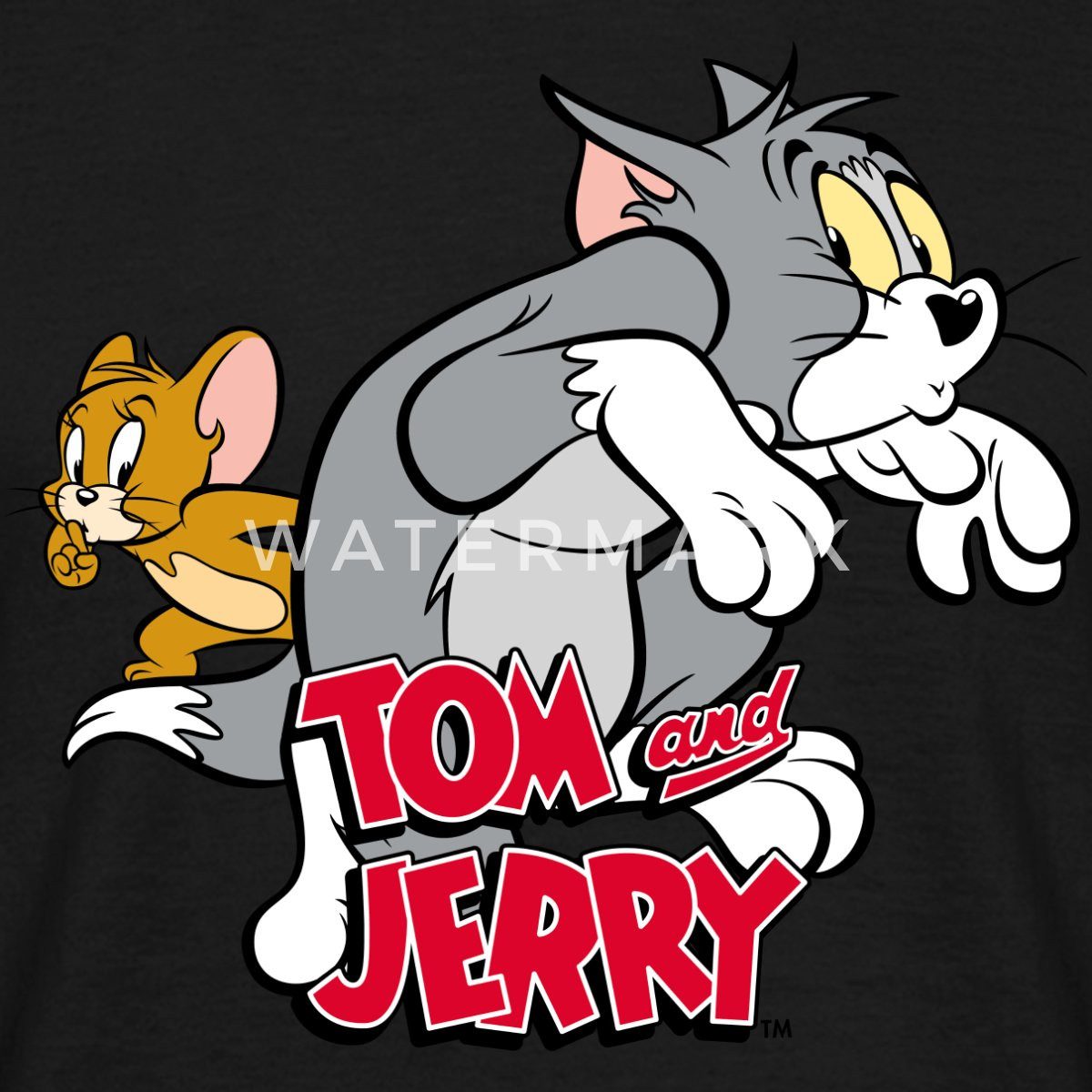 Spreadshirt T-Shirt Tom Und Jerry Auf günstig online kaufen