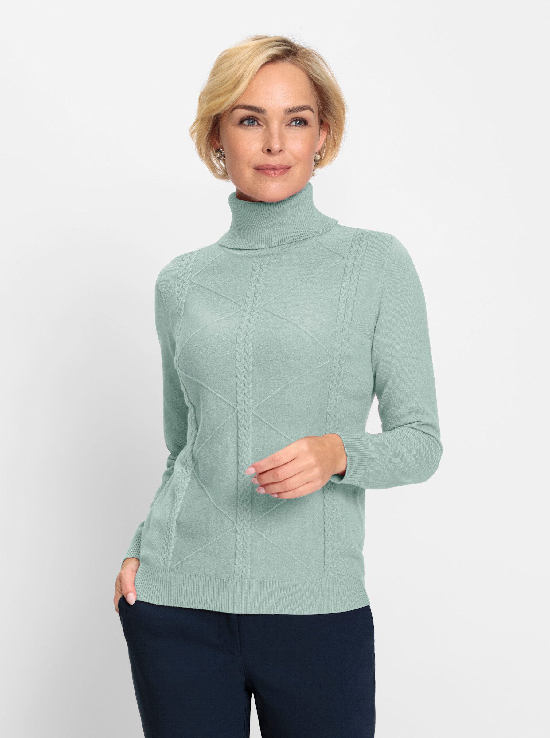 Witt Strickpullover Rollkragenpullover .