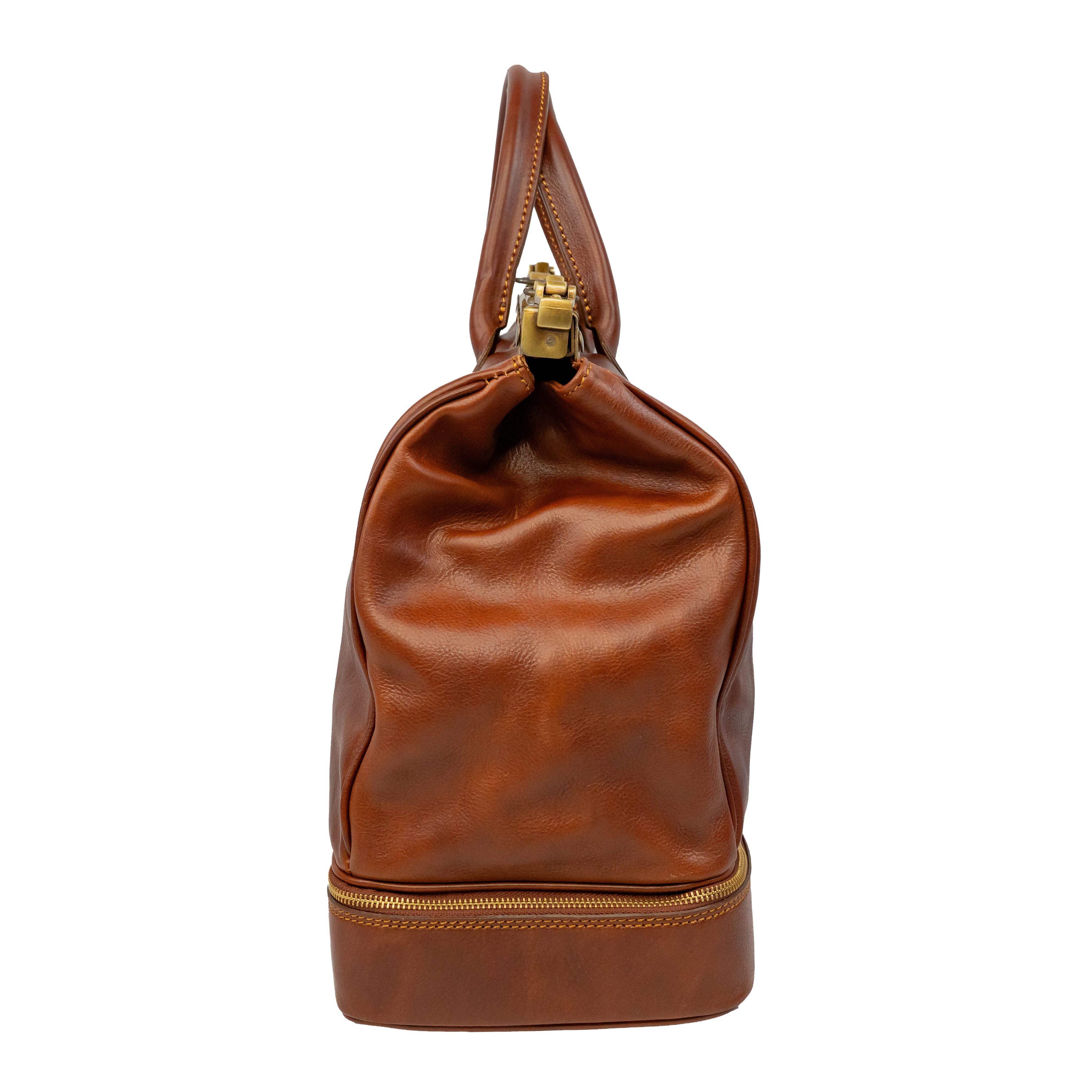 bupell Arzttasche Samuele, Hebammentasche Doktortasche aus pflanzlich gegerbtem Leder