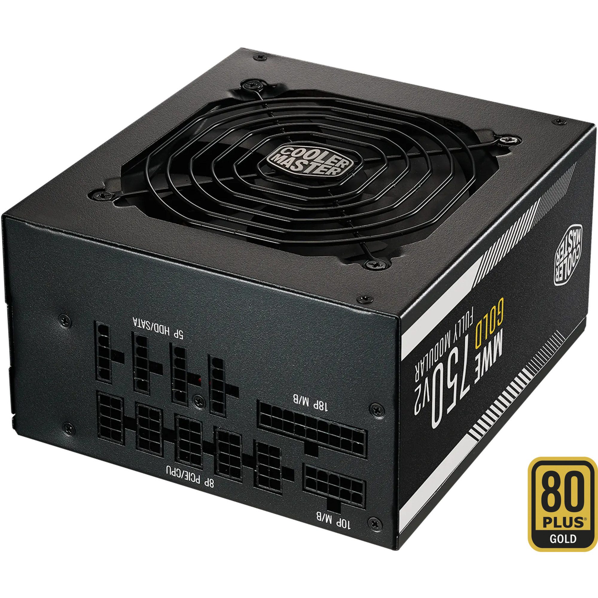 Cooler Master MWE 750 V2 Black, PC-Netzteil, (1x PC-Netzteil