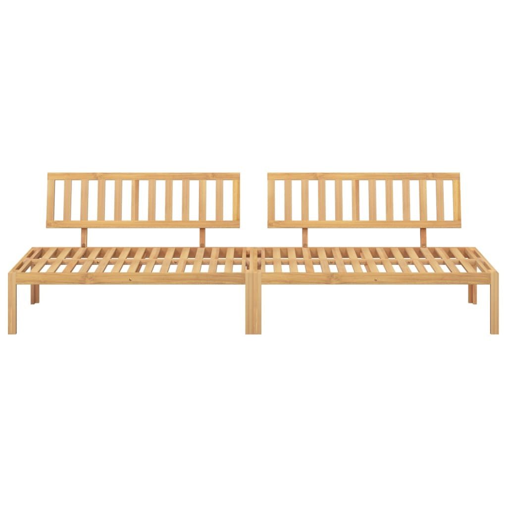vidaXL Loungesofa Garten-Mittelsofas aus Paletten 2 günstig online kaufen