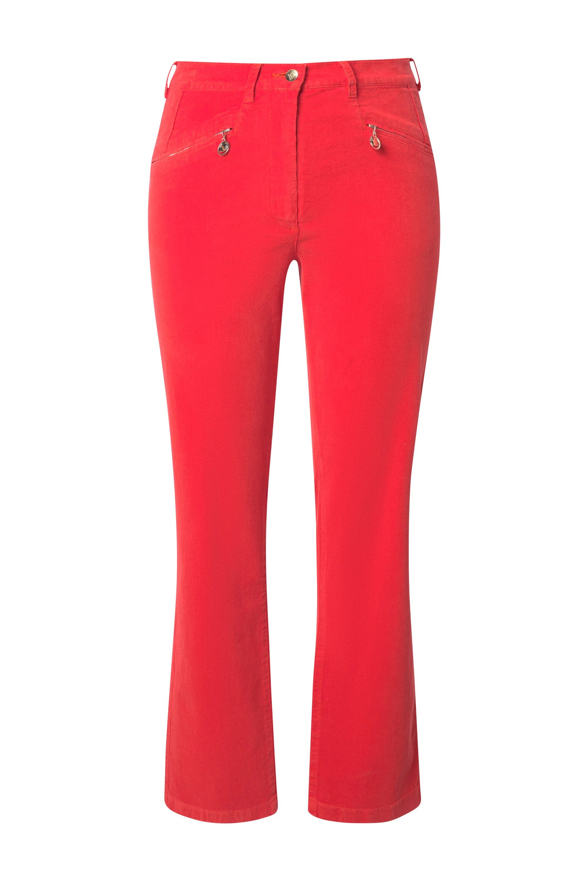 Ulla Popken Funktionshose Cordhose Mony Komfortbund Reißverschlusstaschen günstig online kaufen