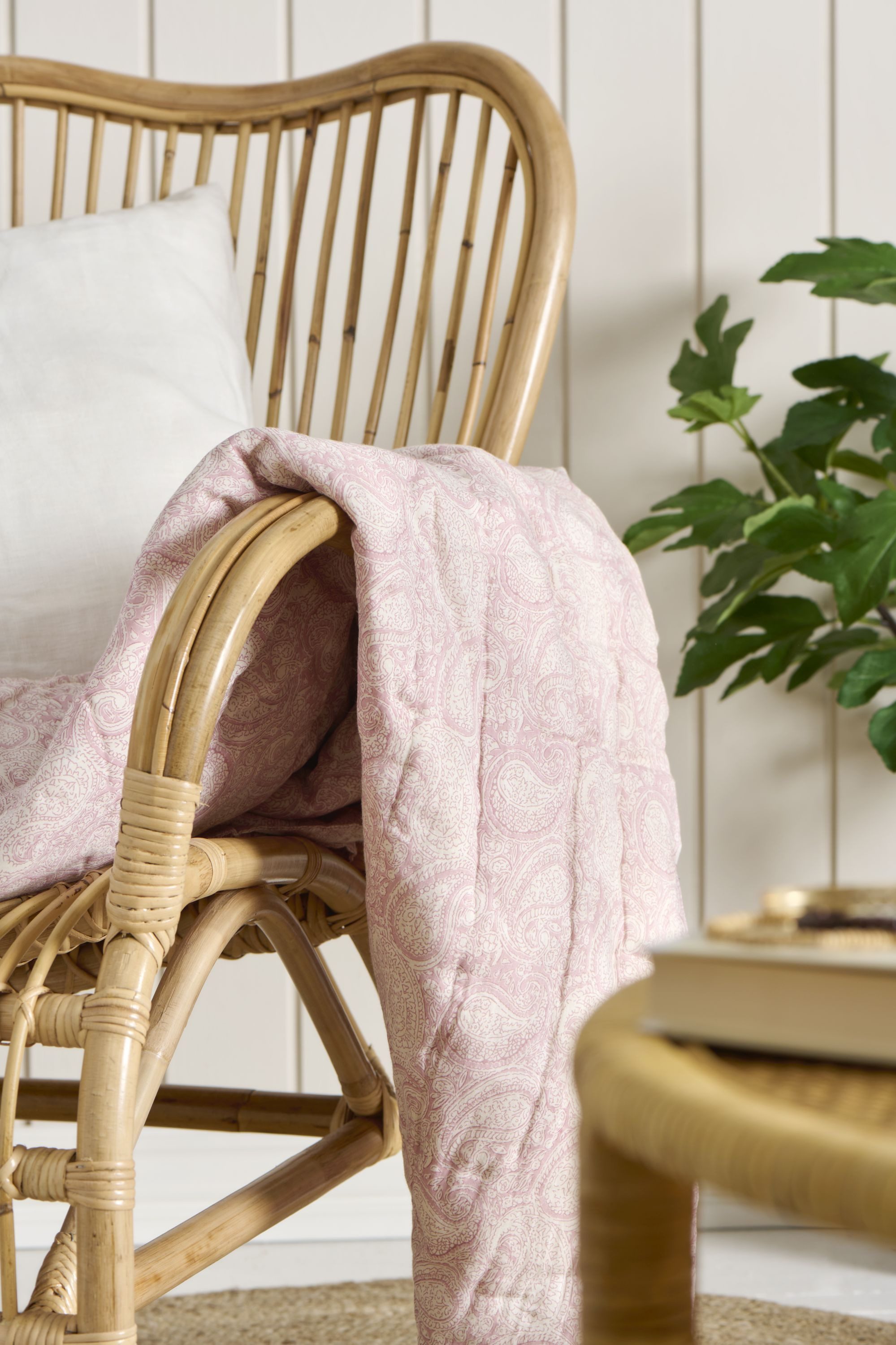 Ib Laursen Tagesdecke Ib Laursen - Decke Quilt Tagesdecke 170x130cm Rosa Malve