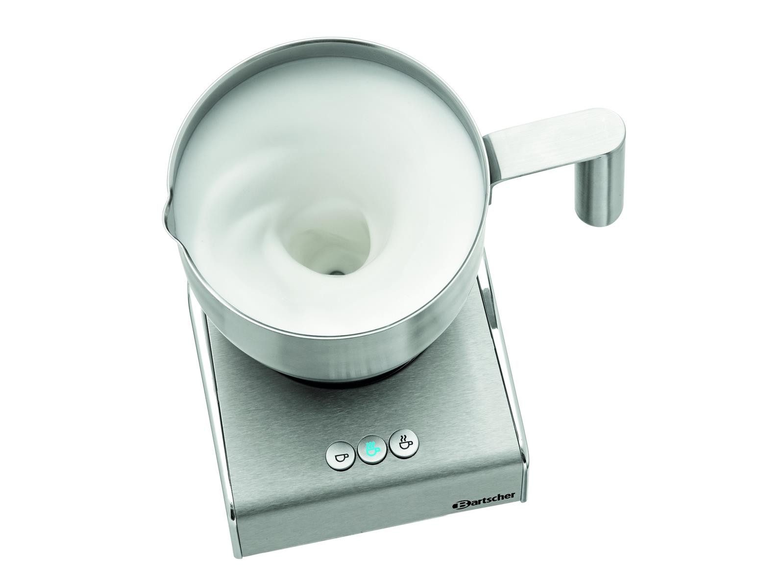 Bartscher Milchaufschäumer Milchaufschäumer Induktion MSI400, 0,4 Liter, Edelstahl, 190129