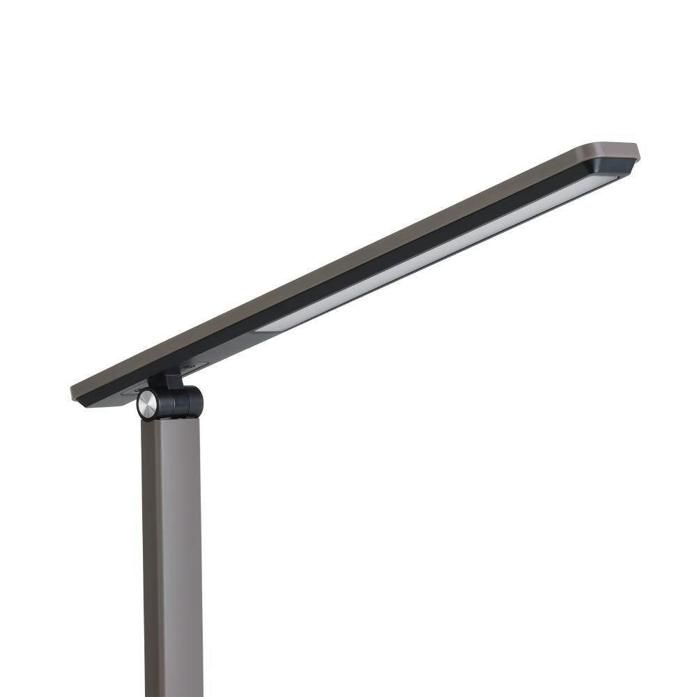 EGLO Tischleuchte INIESTA LED Tischlampe, Touchsensor, dimmbar, USB, Dimmer, Dimmfunktion, Ein-/Ausschalter, USB-Ladefunktion, mehrere Helligkeitsstufen, LED fest integriert, warmweiß - kaltweiß, Leselampe, Schreibtischlampe, 3-step CCT, Kopf verstellbar, 33x35x35cm
