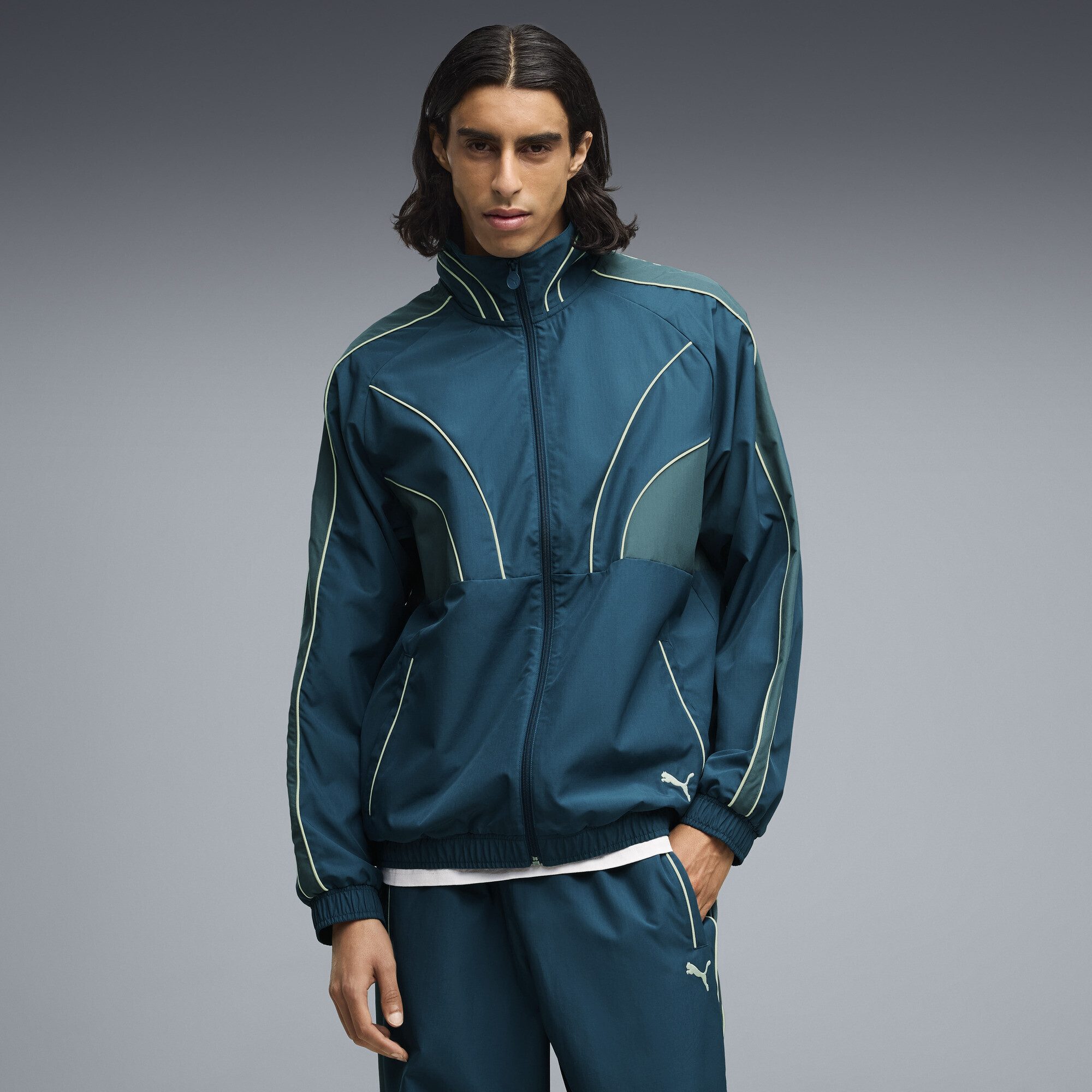 PUMA Trainingsjacke T7 Relaxed Gewebte Trainingsjacke Herren