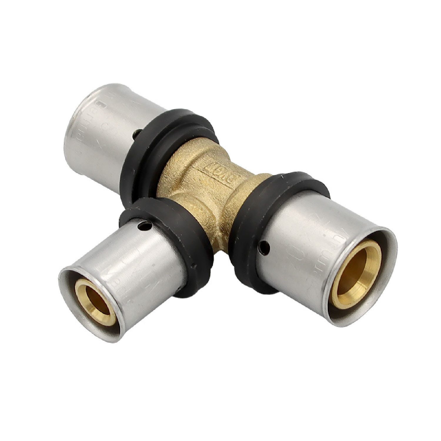 PipeTec Deutschland Pressfitting Pressfitting T-Stück 16x2 mm TH Kontur Alu-Mehrschicht-Verbundrohr