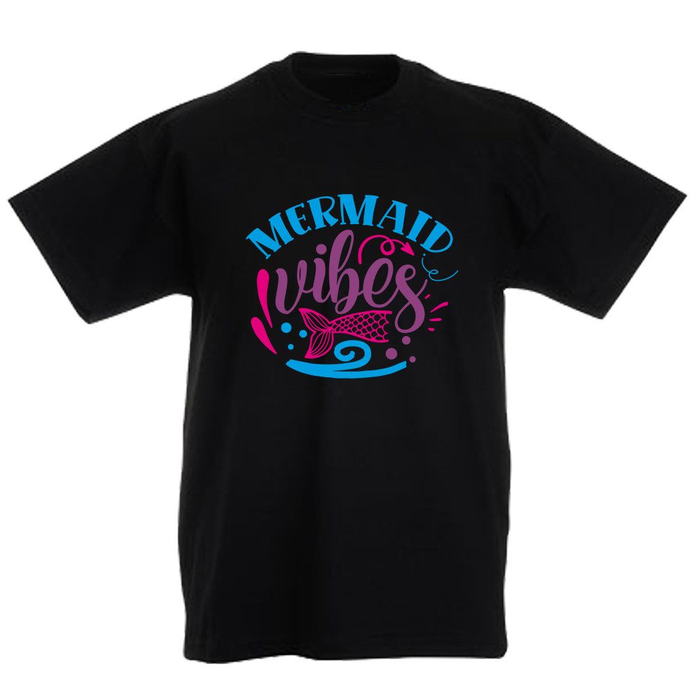 G-graphics T-Shirt Mermaid Vibes Kinder T-Shirt, mit Spruch / Sprüche / Print / Aufdruck