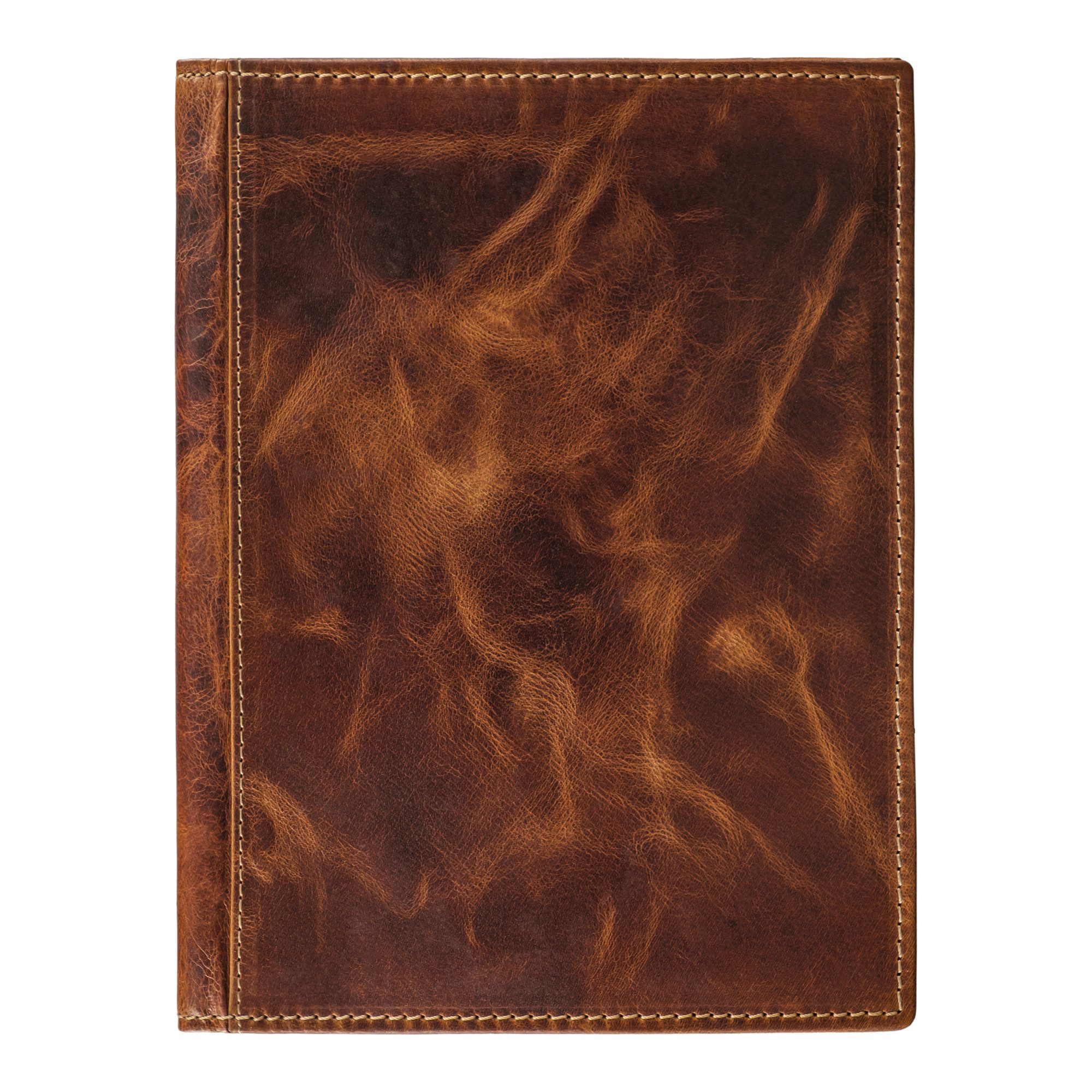 STILORD Konferenzmappe "Bernhard" Dokumententasche DIN A5 Leder aus echtem Leder