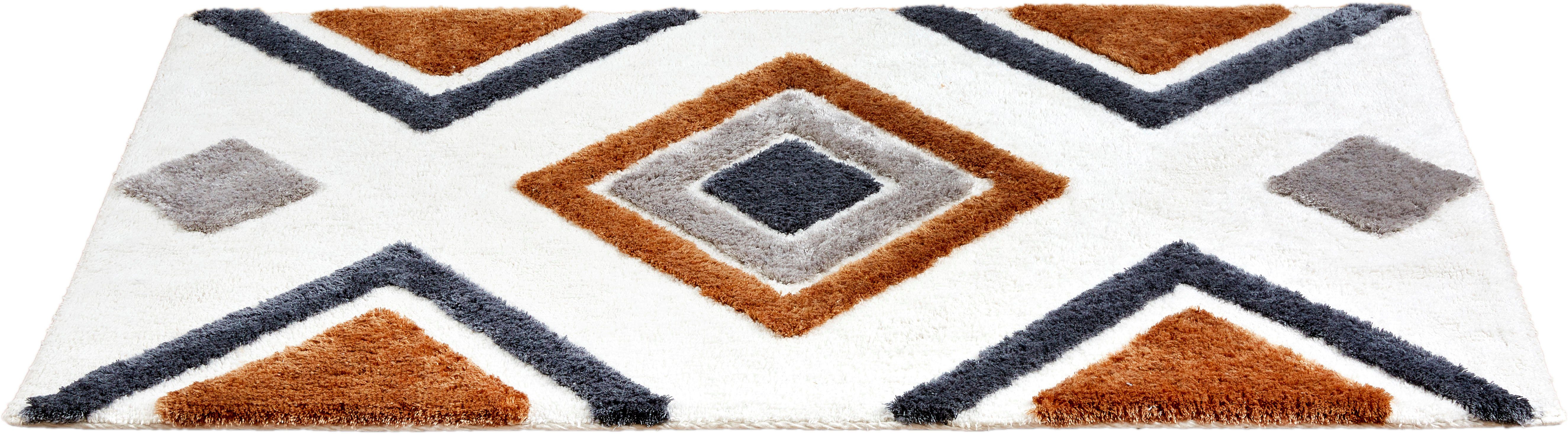 SCHÖNER WOHNEN-Kollektion Badematte Barbados 235, Höhe 17 mm, fußbodenheizungsgeeignet, Baumwolle, Viskose, rechteckig, kuschelweicher Badezimmerteppich, waschb – Bild 2 von 5