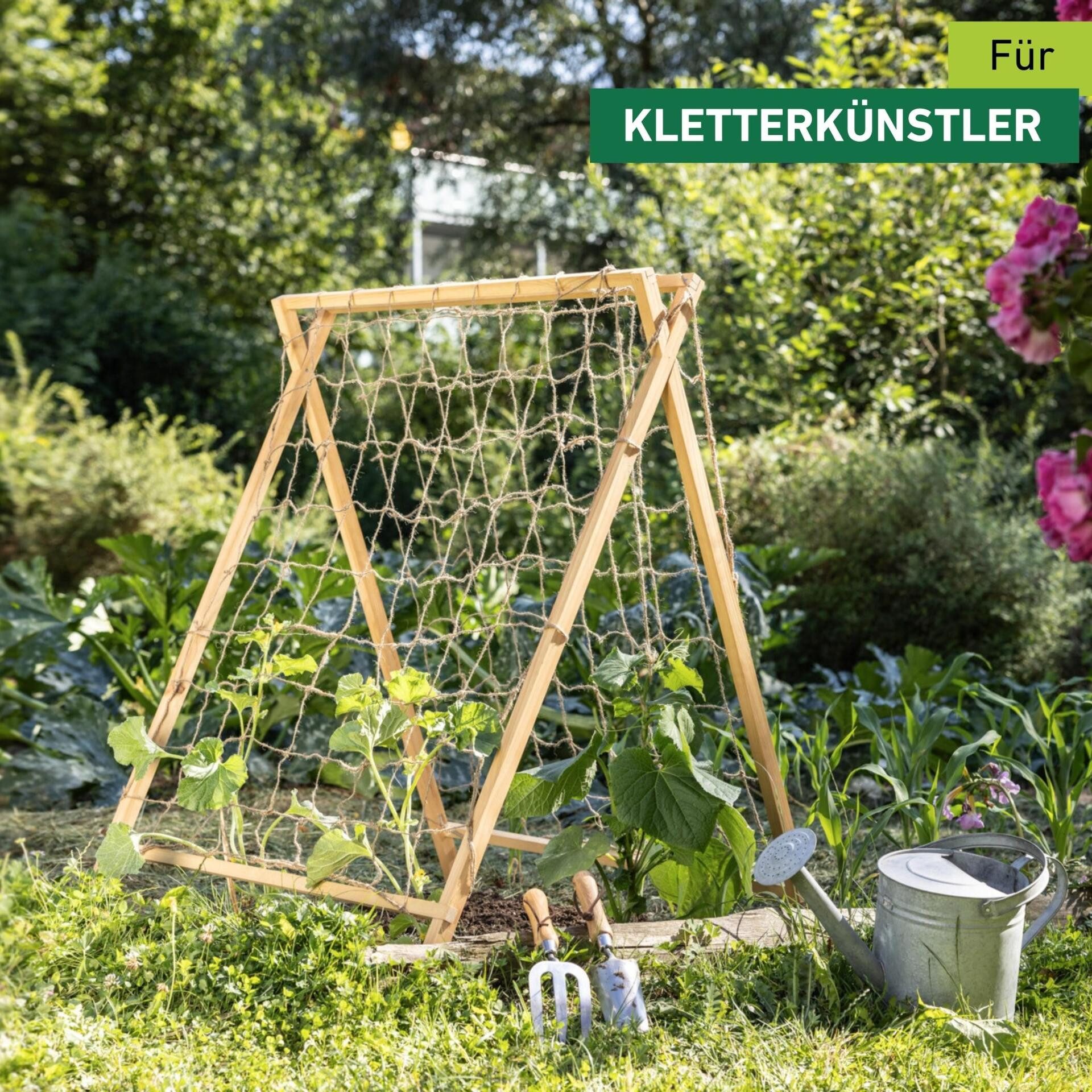 Windhager Rankgitter Holz-Rankzelt für Blumen und Gemüsepflanzen, 1 St., Klettterhilfe für den Garten, 90 x 75 x 105 cm