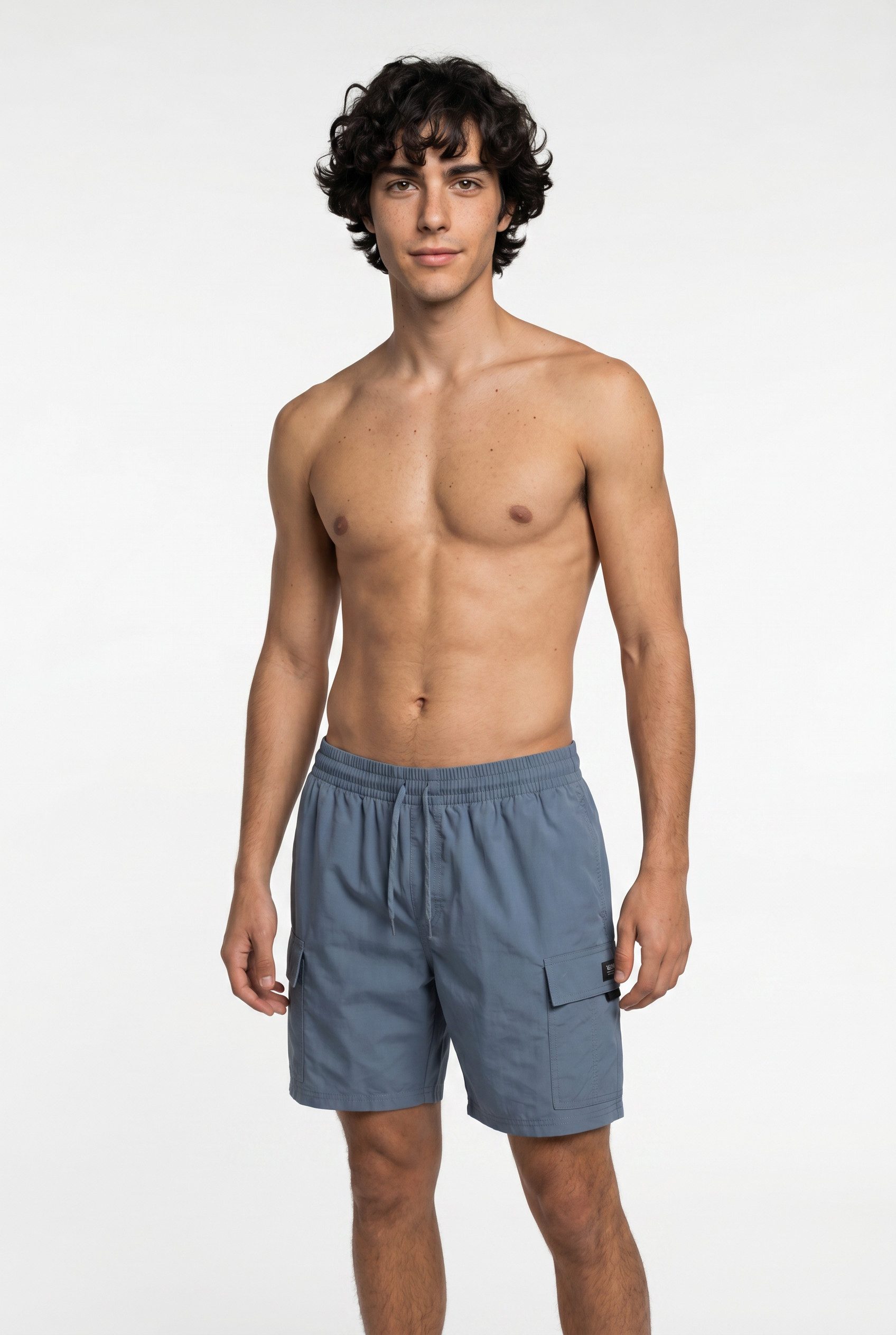 Vans Badeshorts PRIMARYCARGOLOOSEELASTICBOARDSHORT aus Baumwolle und Polyester, lässige Passform