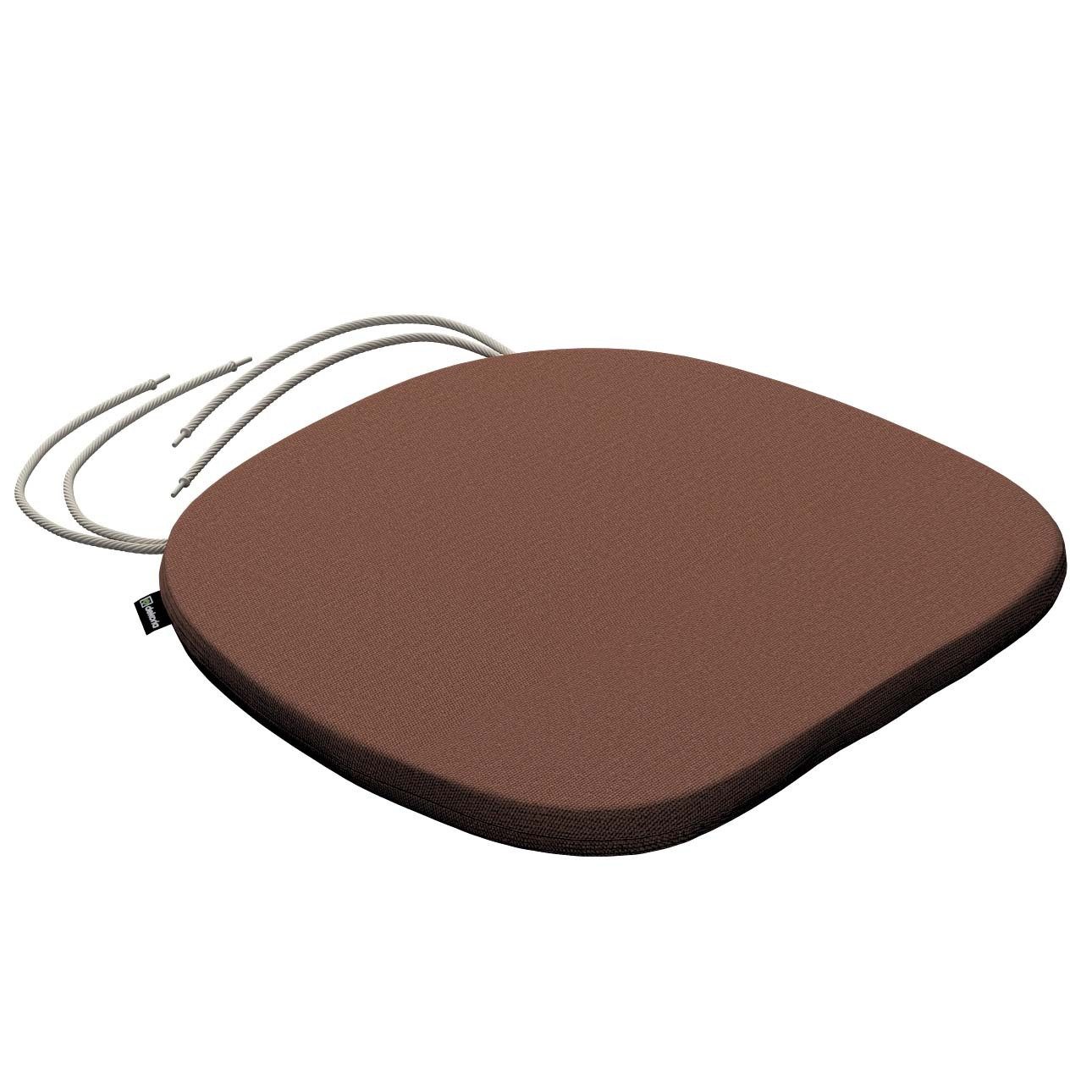 Dekoria Dekokissen Stuhlkissen Marcus mit Bindeschnur 40 x 37 x 2,5 cm, Loneta