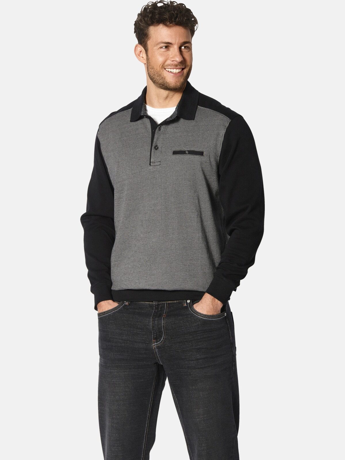 Babista Sweatshirt DITORESTI mit Jaquard-Muster