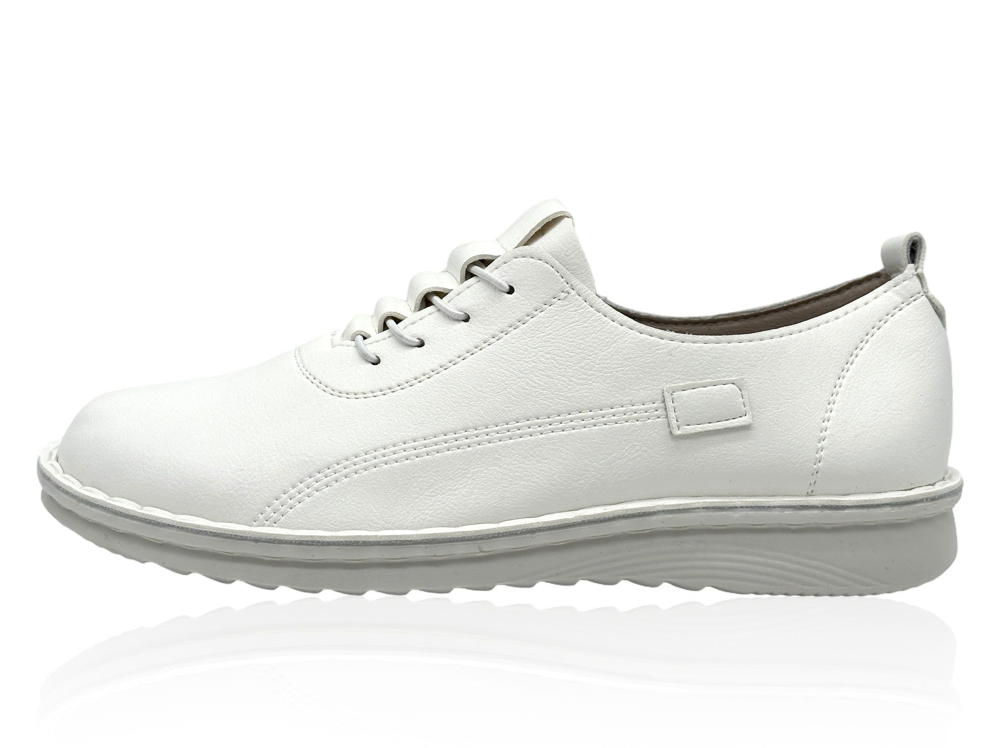 Nowaland Damen bequeme Schnürschuhe mit besonders weichem Tragegefühl Mokassin Besonders weiches Obermaterial und flexible Laufsohle