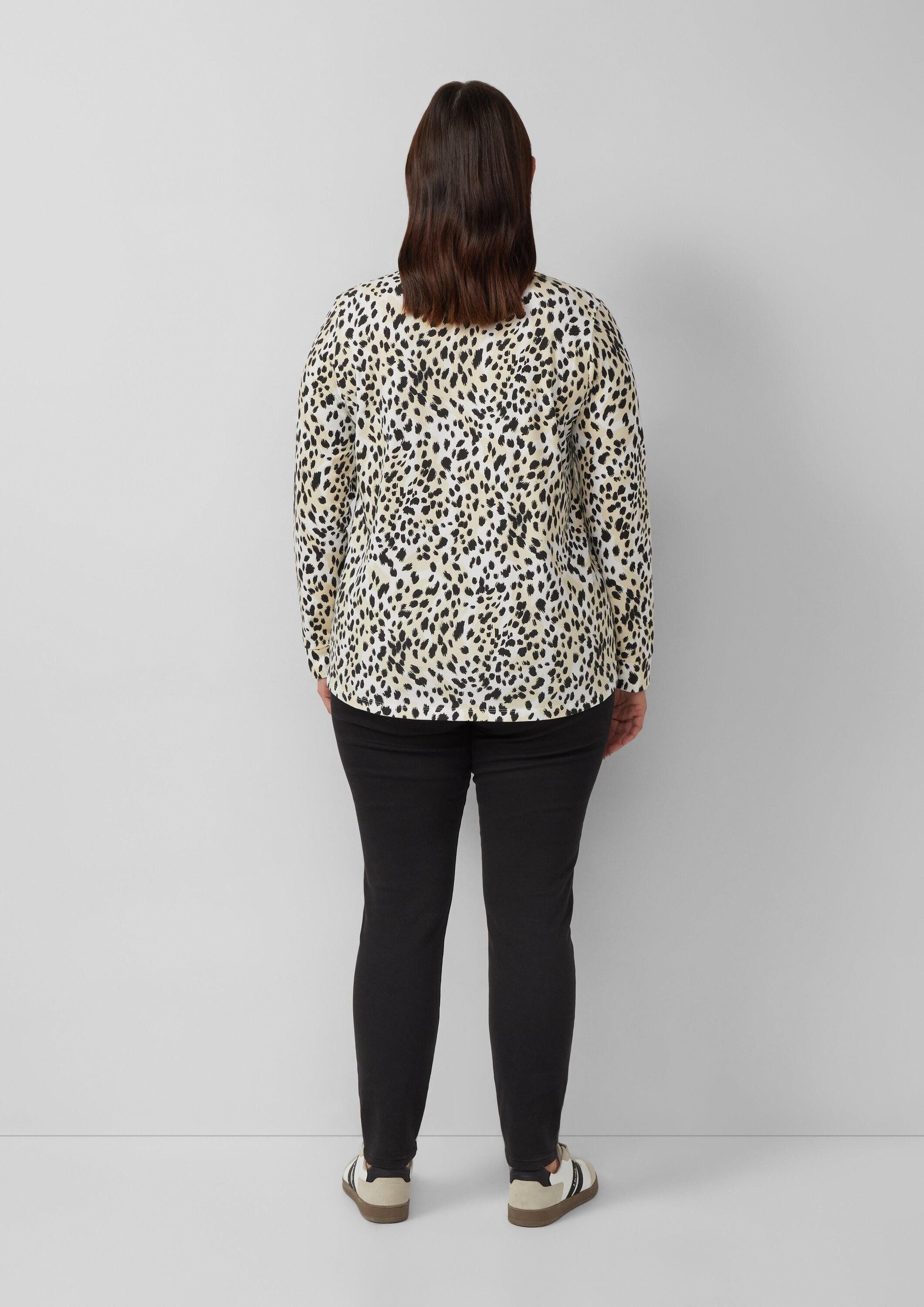 s.Oliver Langarmbluse T-Shirt Elastische Jerseybluse