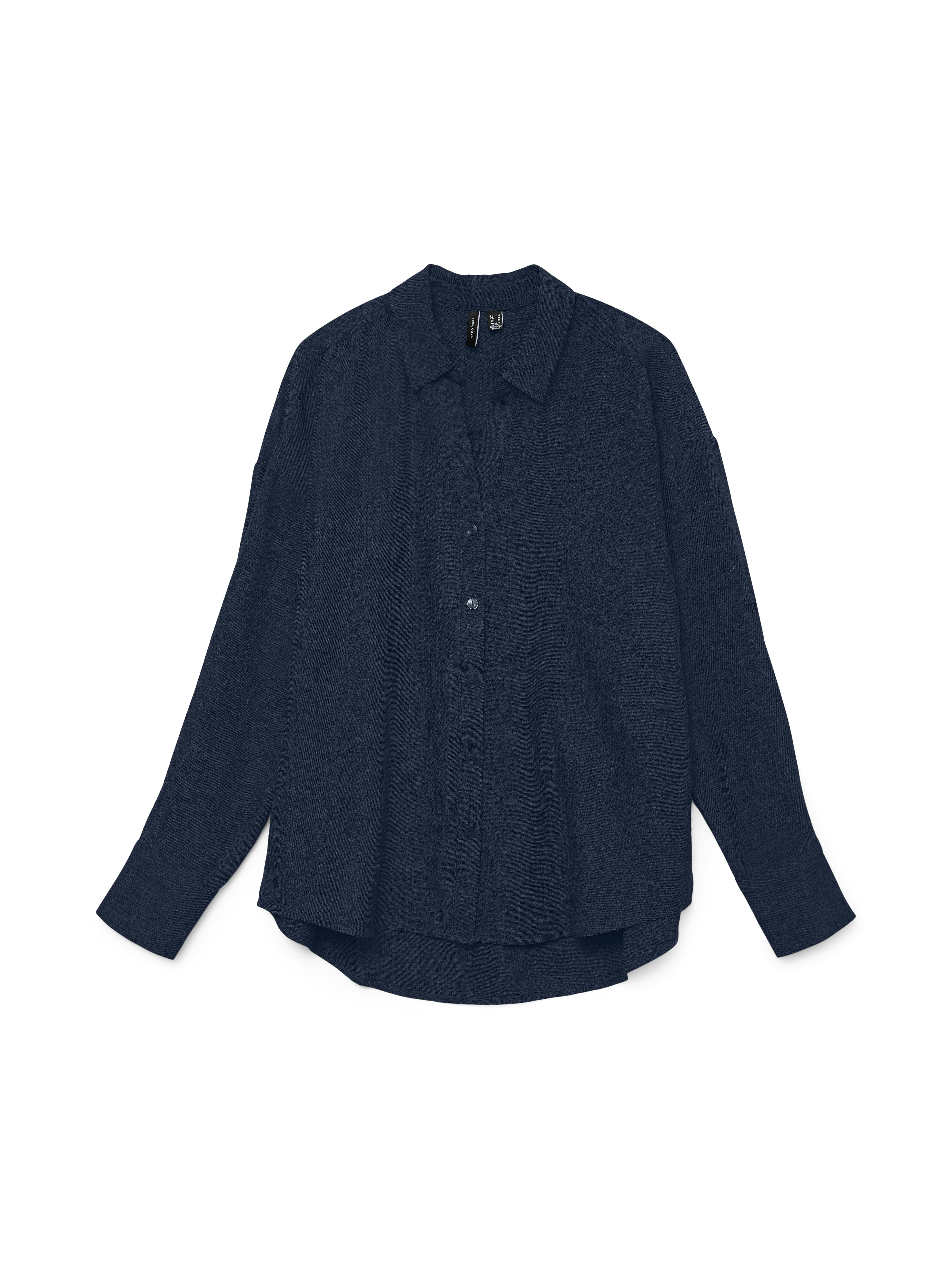 Langarmbluse VMMELANEY QUEENY LS SHIRT WVN NOOS