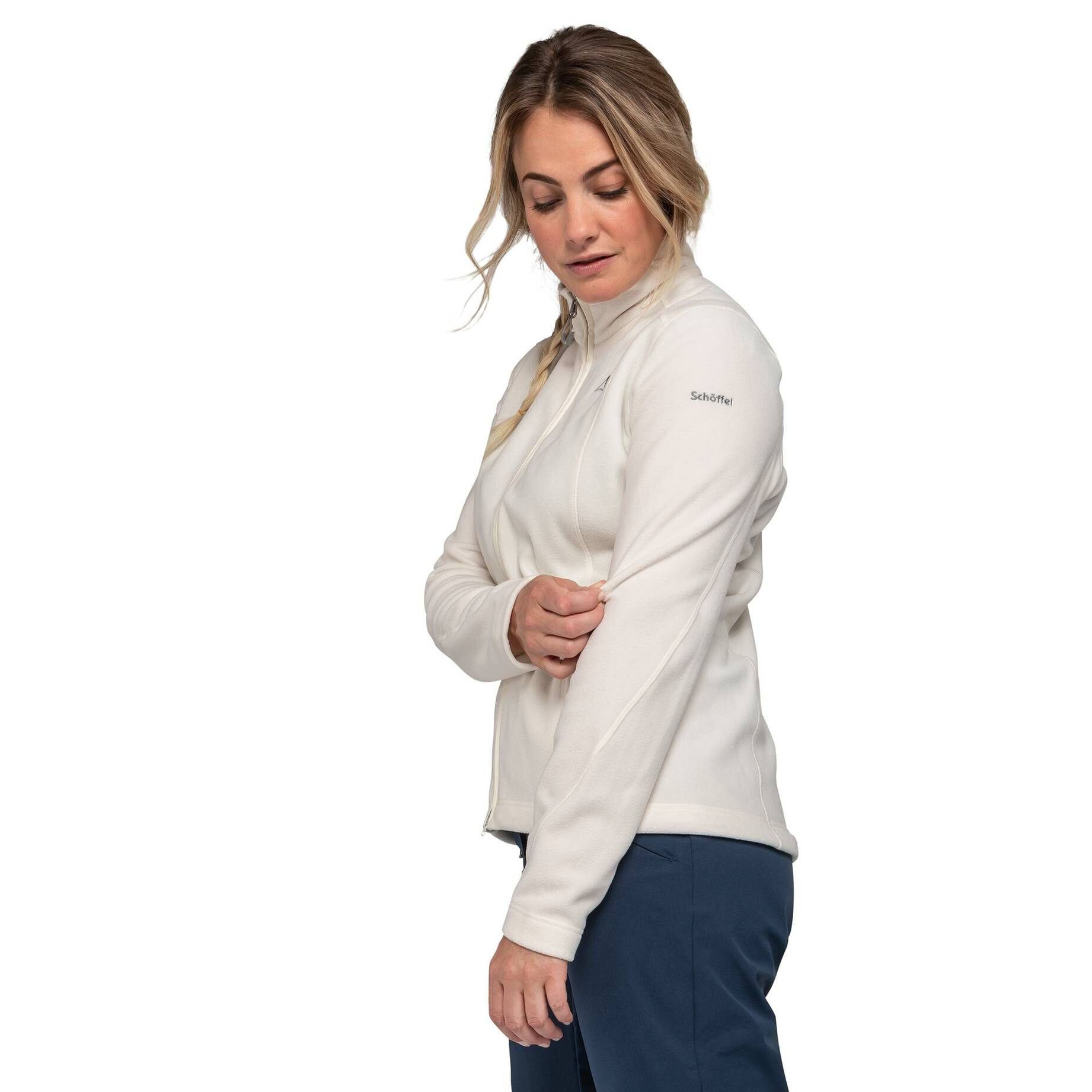 LEONA3 (101) wollweiss Fleecejacke Damen Schöffel Fleecejacke