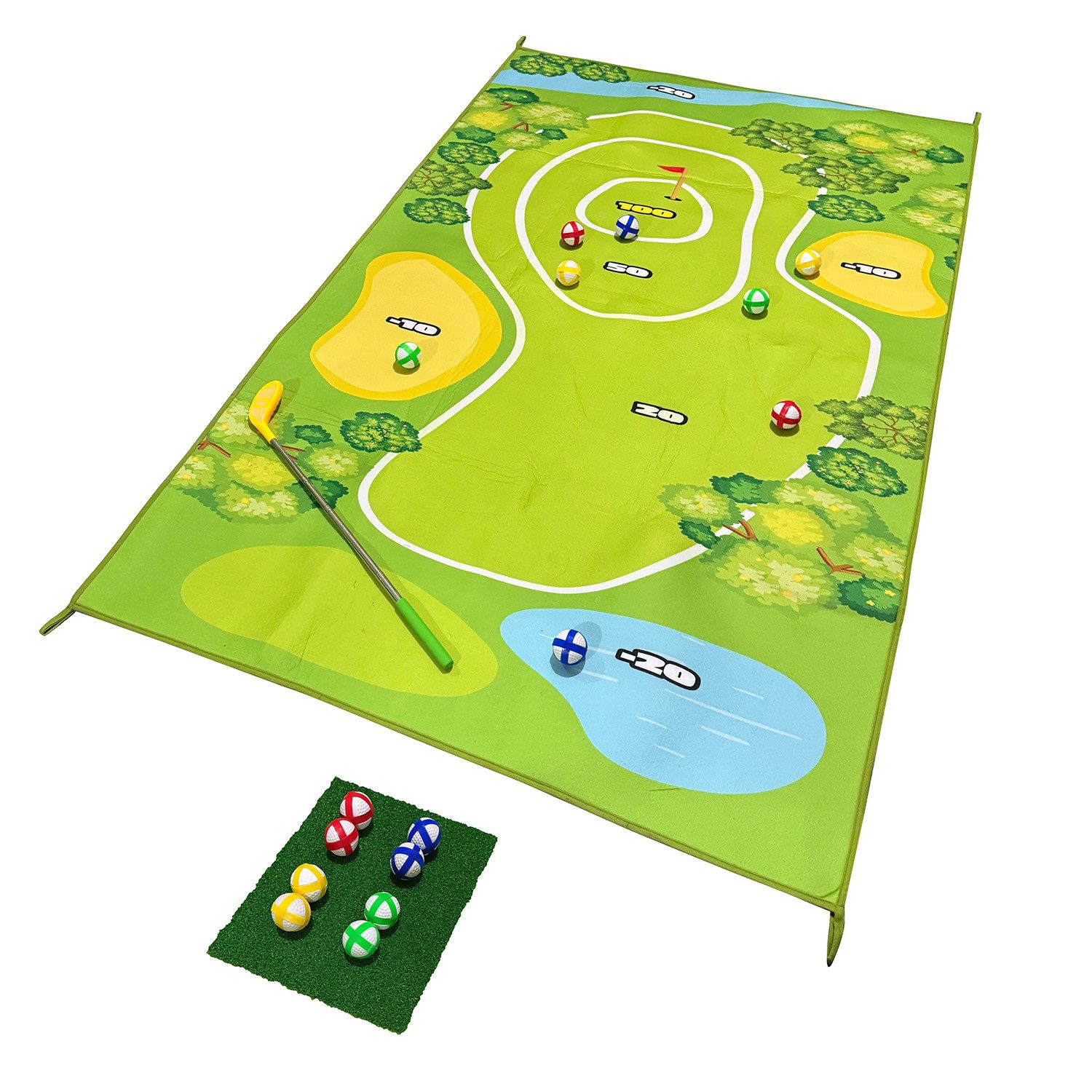 Mad Monkey Minigolf-Set Mad Monkey - Golf Teppich Game