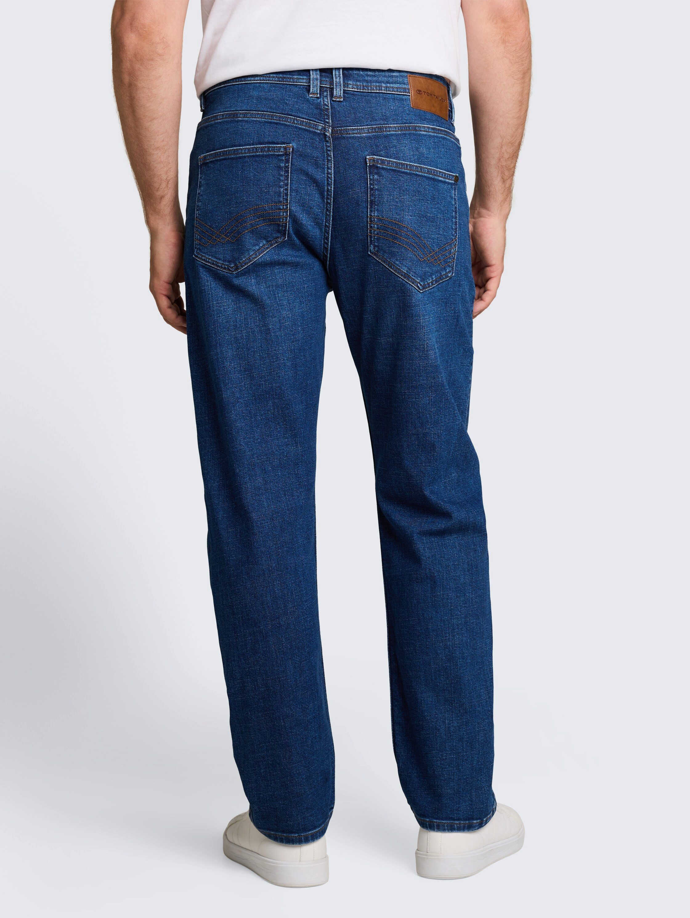 TOM TAILOR 5-Pocket-Jeans im Relaxed Fit / mit Stretch
