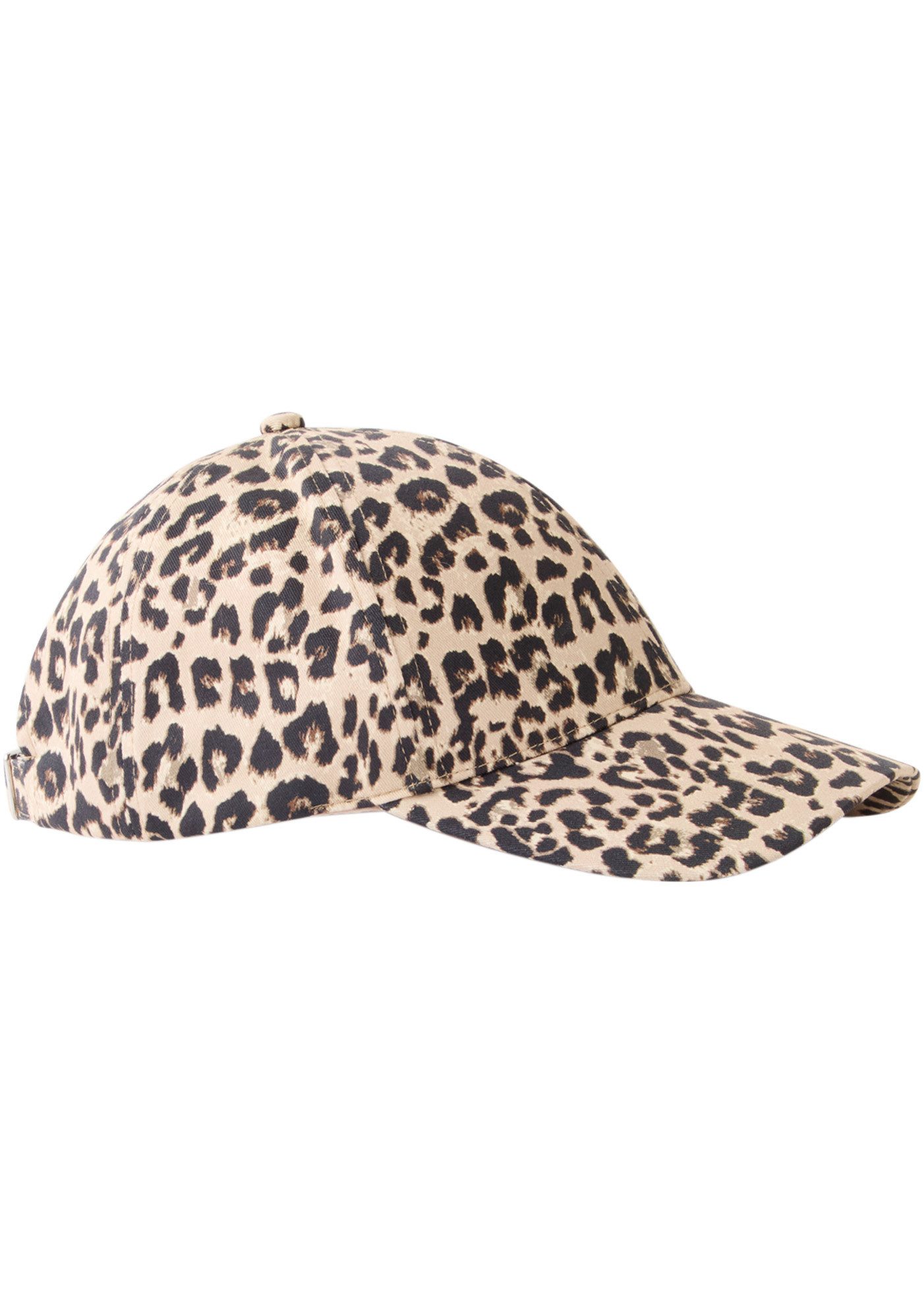 bonprix Baseball Cap (1-St) aus reiner Baumwolle, mit Leo-Muster, für Frühl günstig online kaufen