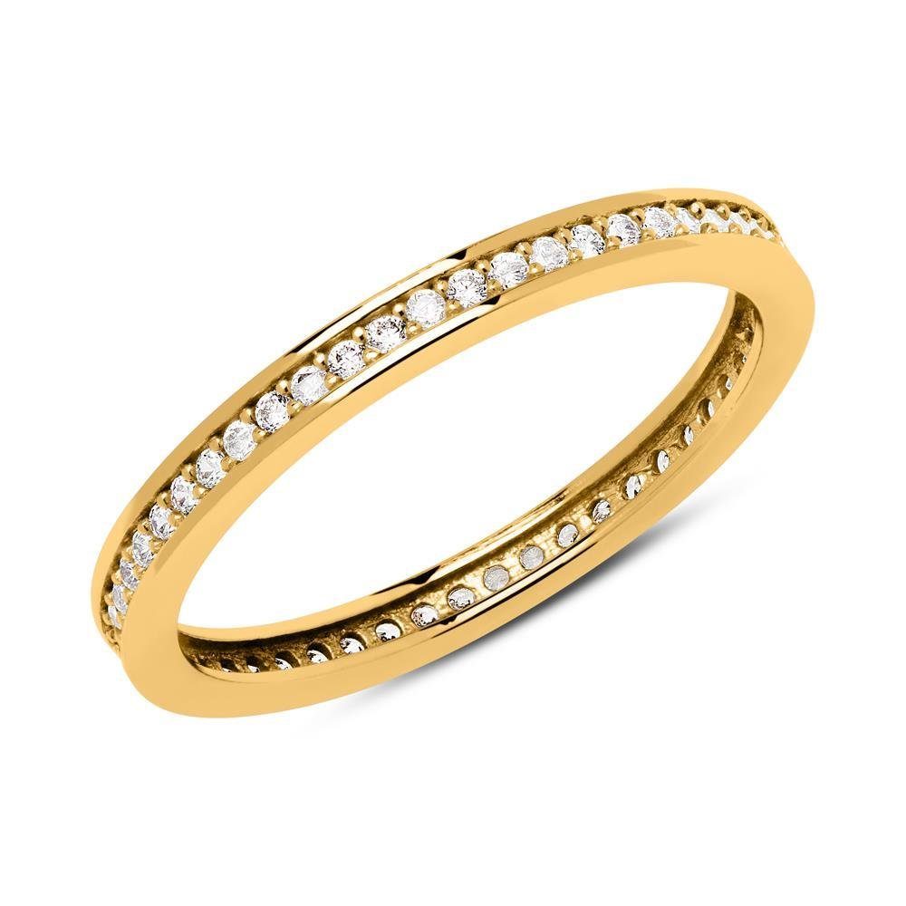 Unique Goldring 333er Gold Eternity Ring Zirkonia Unique GR0159 (Größe: 52mm). Reduzierter Preis € 313,90. Unverbindliche Preisempfehlung € 349,00