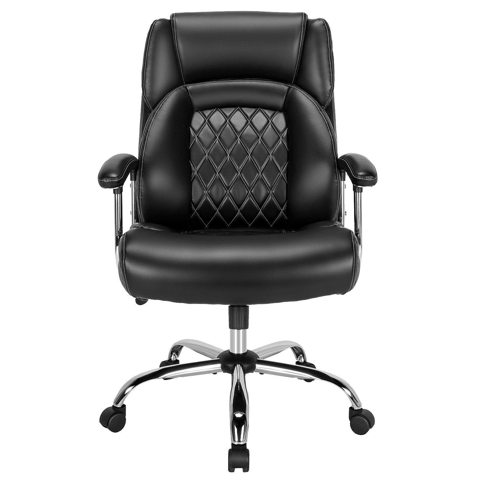 COSTWAY Bürostuhl, Ergonomisch, große & hohe Chefsessel, 227 kg