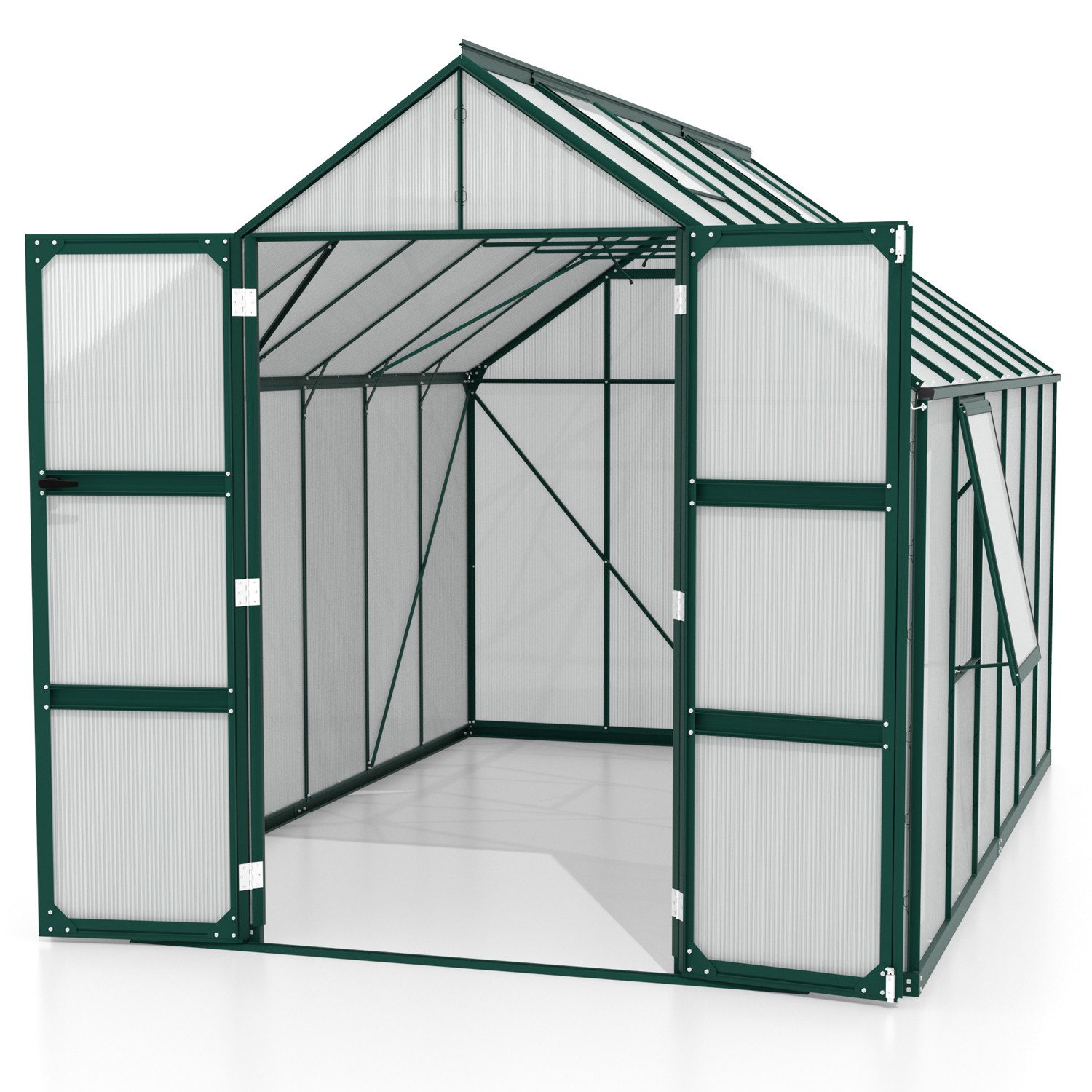 Vitavia Gewächshaus Olymp 9900, 6,00 mm Wandstärke grün | Rabatt: 29%