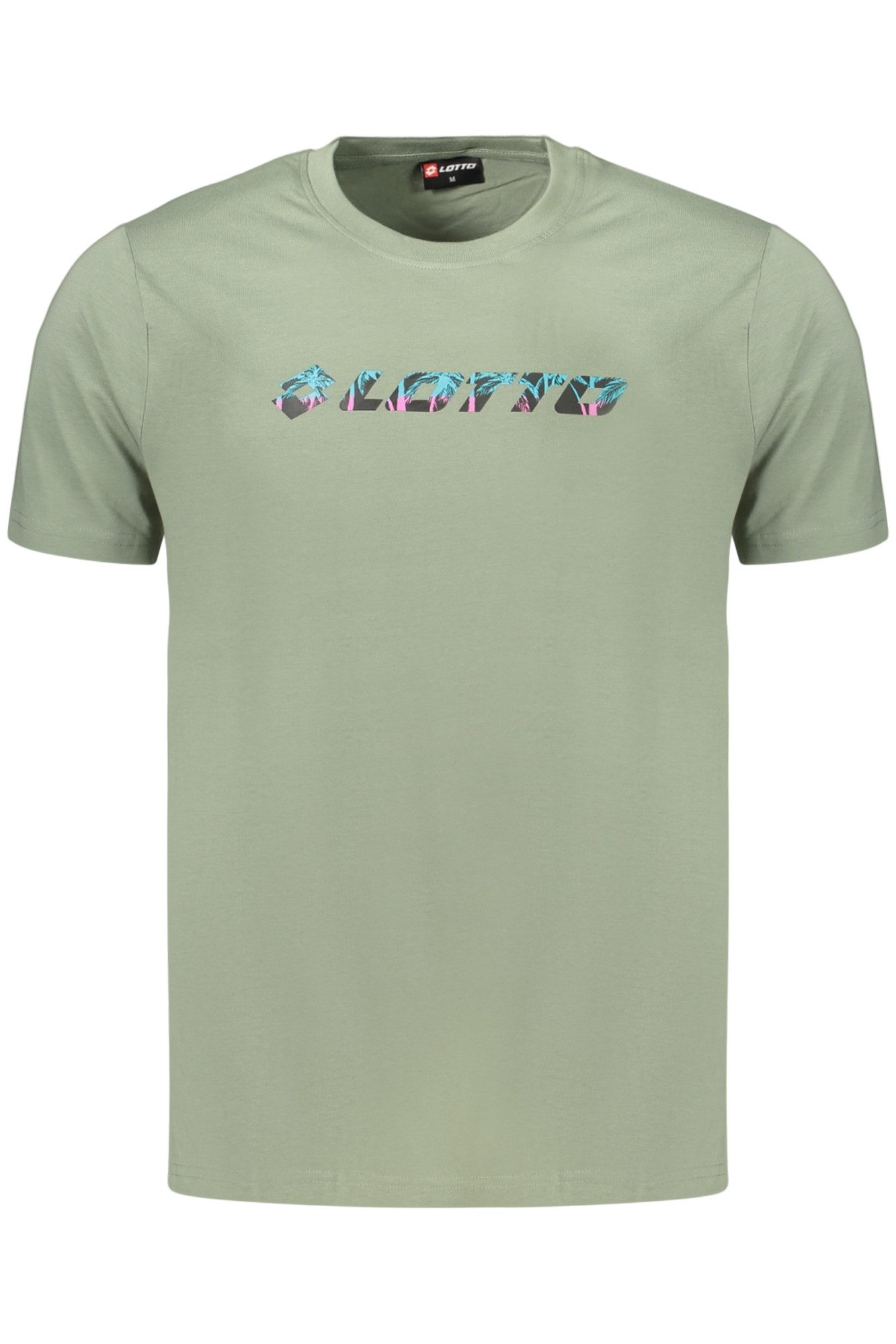 Lotto T-Shirt Modisches Herren Kurzarm T-Shirt in Grün mit