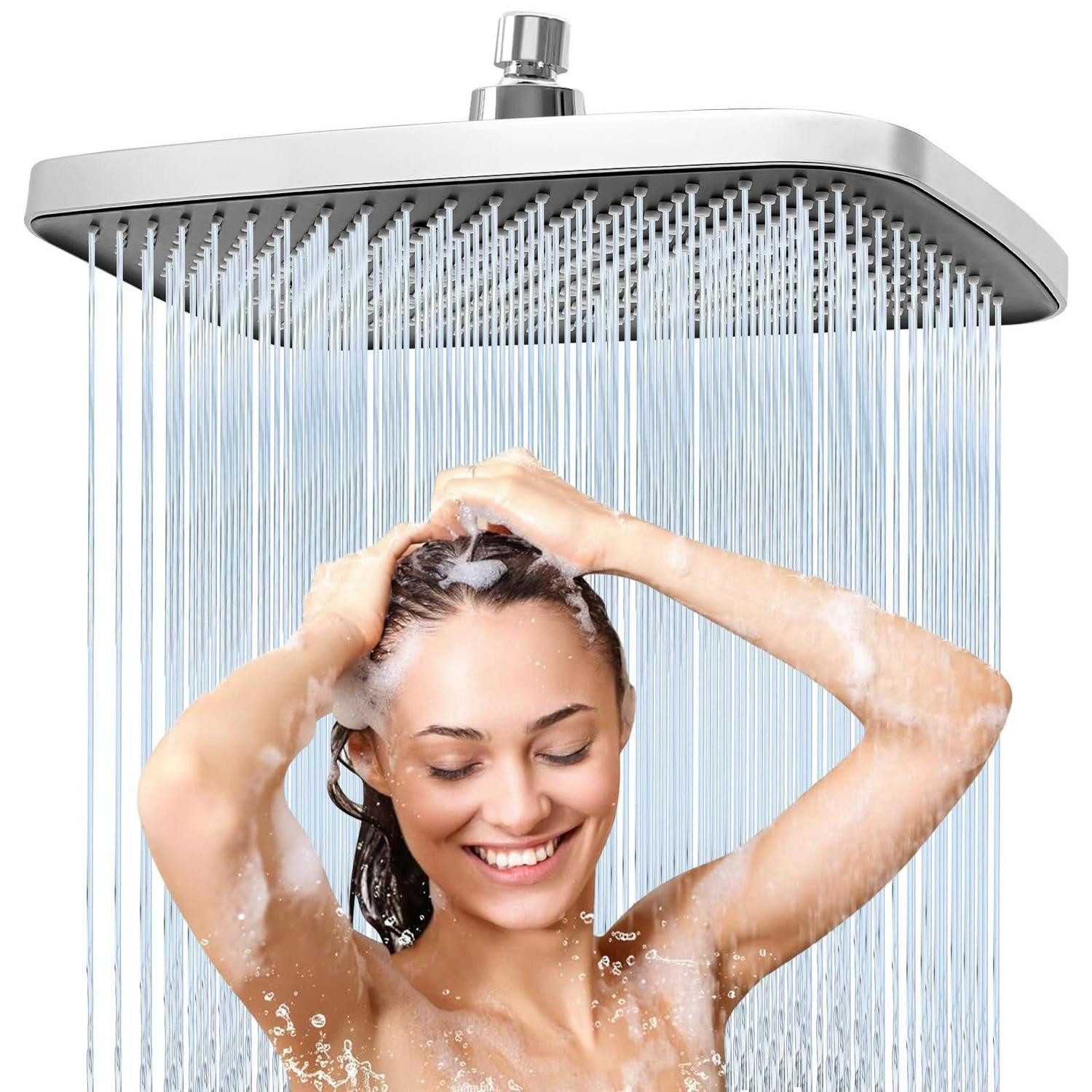 LuxusKollektion Regenduschkopf Duschkopf Regendusche 12 Zoll Edelstahl 304 selbstreinigend