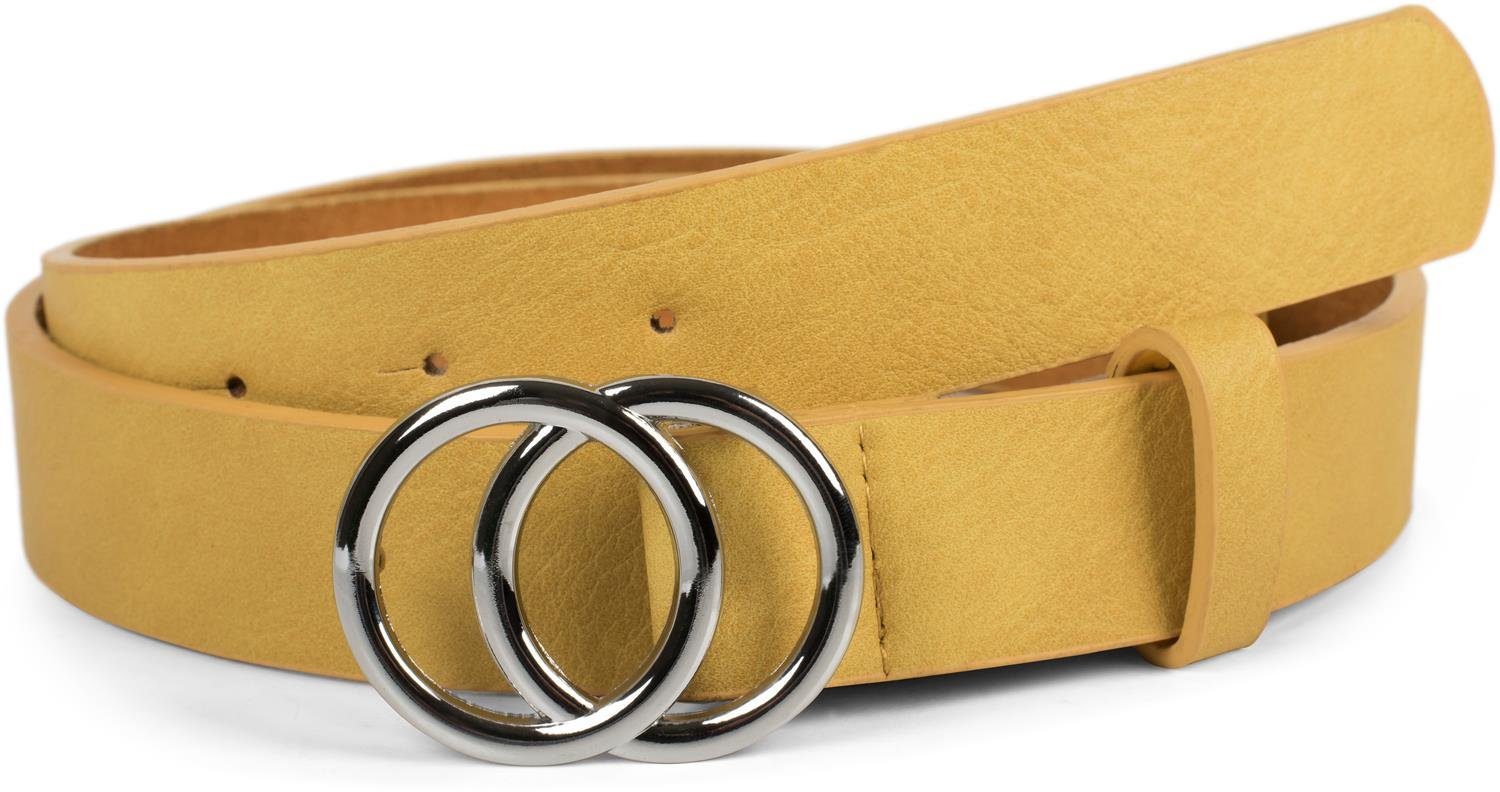 styleBREAKER Synthetikgürtel Gürtel mit Ringschnalle (1-St) günstig online kaufen