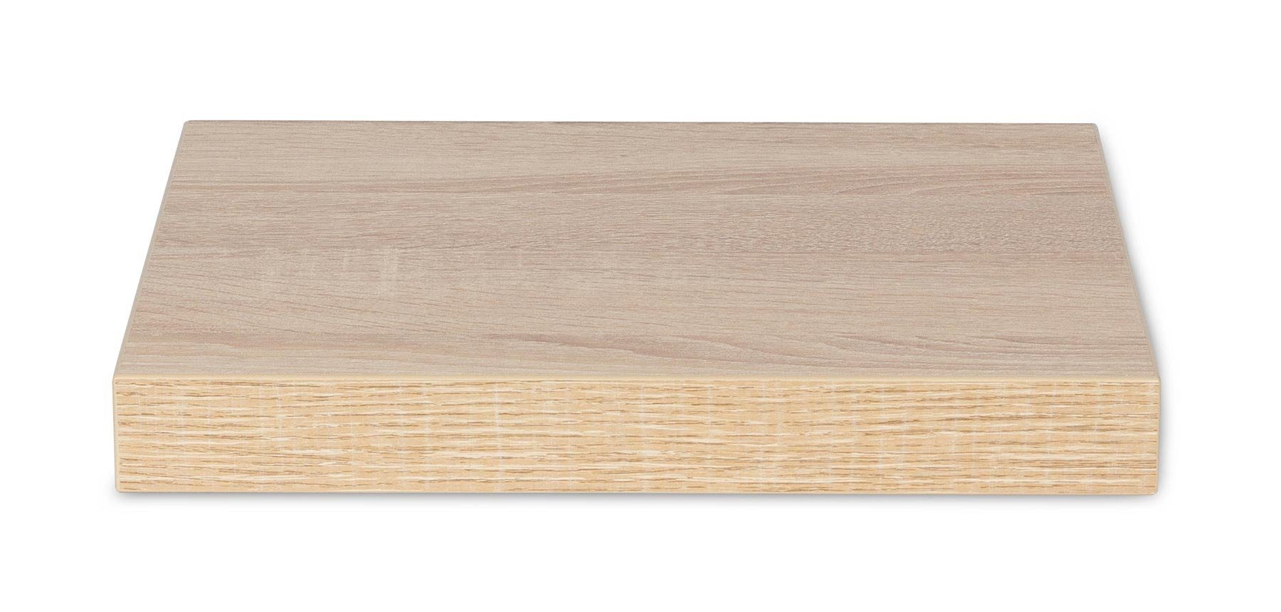 Levandeo® Wandregal, levandeo Eckregal Sonoma Eiche 32x32cm Wandregal Holz günstig online kaufen