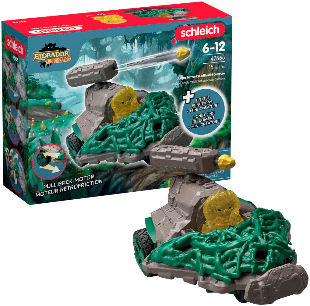 Schleich® Spielzeug-Auto ELDRADOR® CREATURES, Dschungel Düsenjet Fahrzeug ( günstig online kaufen