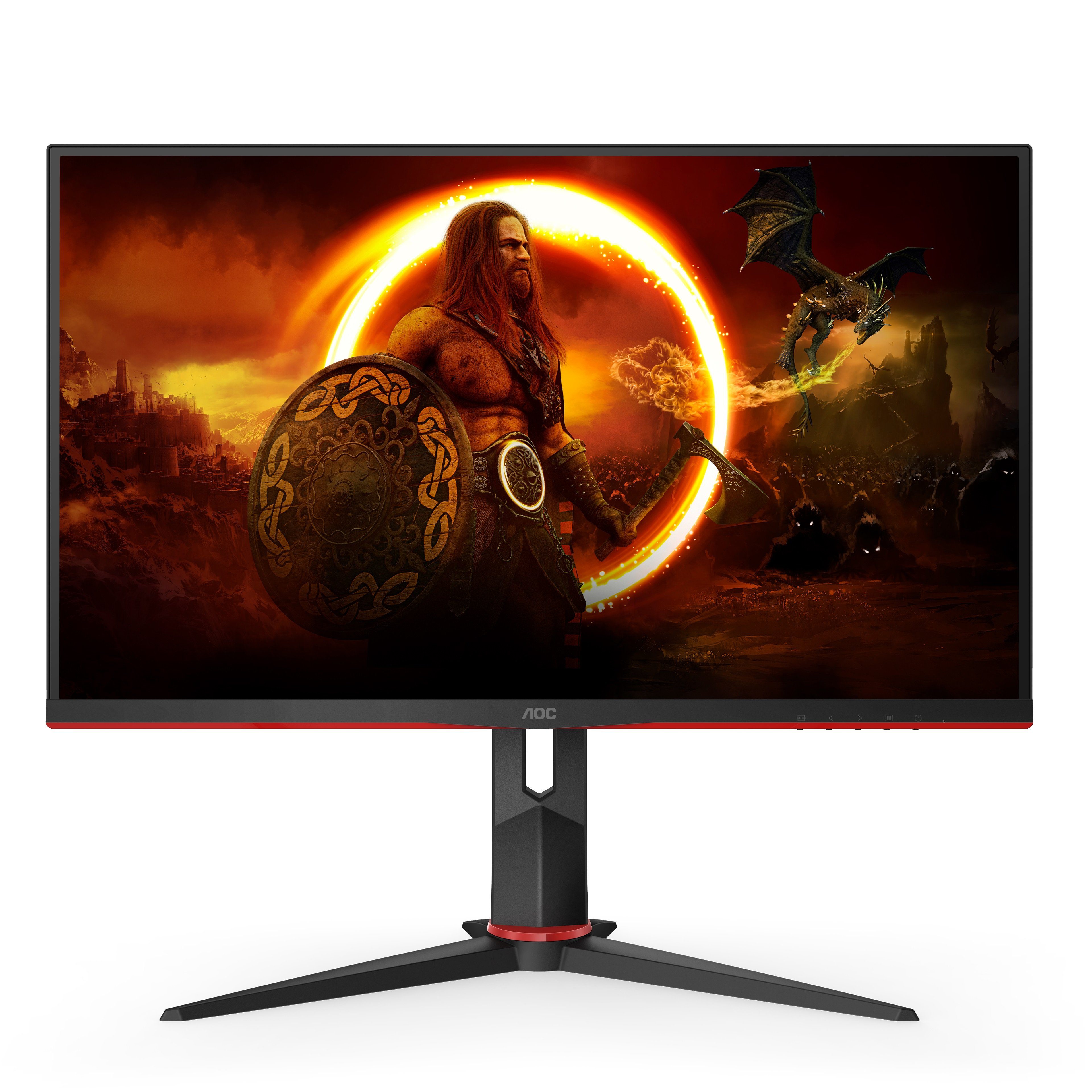 AOC 27G2SU/BK Gaming-Monitor (68,6 cm/27 ", 1920 x 1080 px, 1 ms Reaktionszeit, 165 Hz, VA LCD)