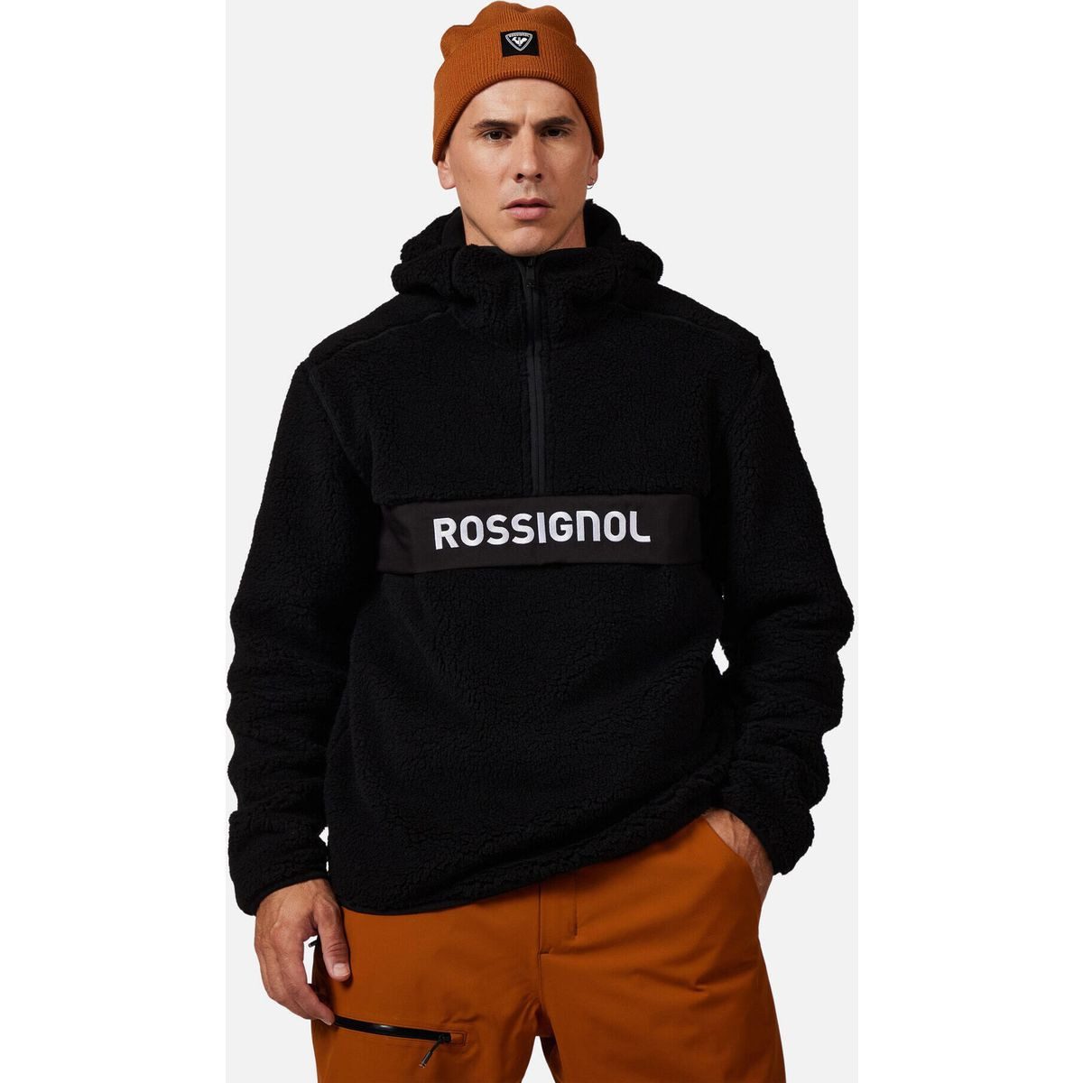 Rossignol Fleecejacke Alltrack Anorak Fleece Dieser Herren-Fleeceanorak bietet Wärme, Wasserabweisung und Stil für