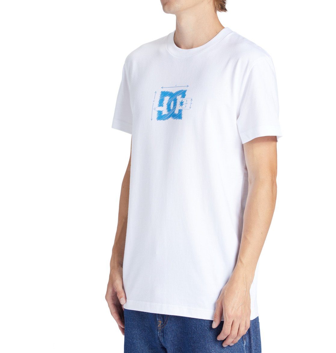 White DC Blueprint Shoes T-Shirt