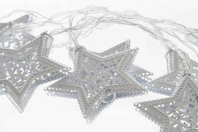 Myflair Möbel & Accessoires LED-Lichterkette Weihnachtsdeko, mit Sternen, mit 10 LEDs, Länge ca. 200 cm