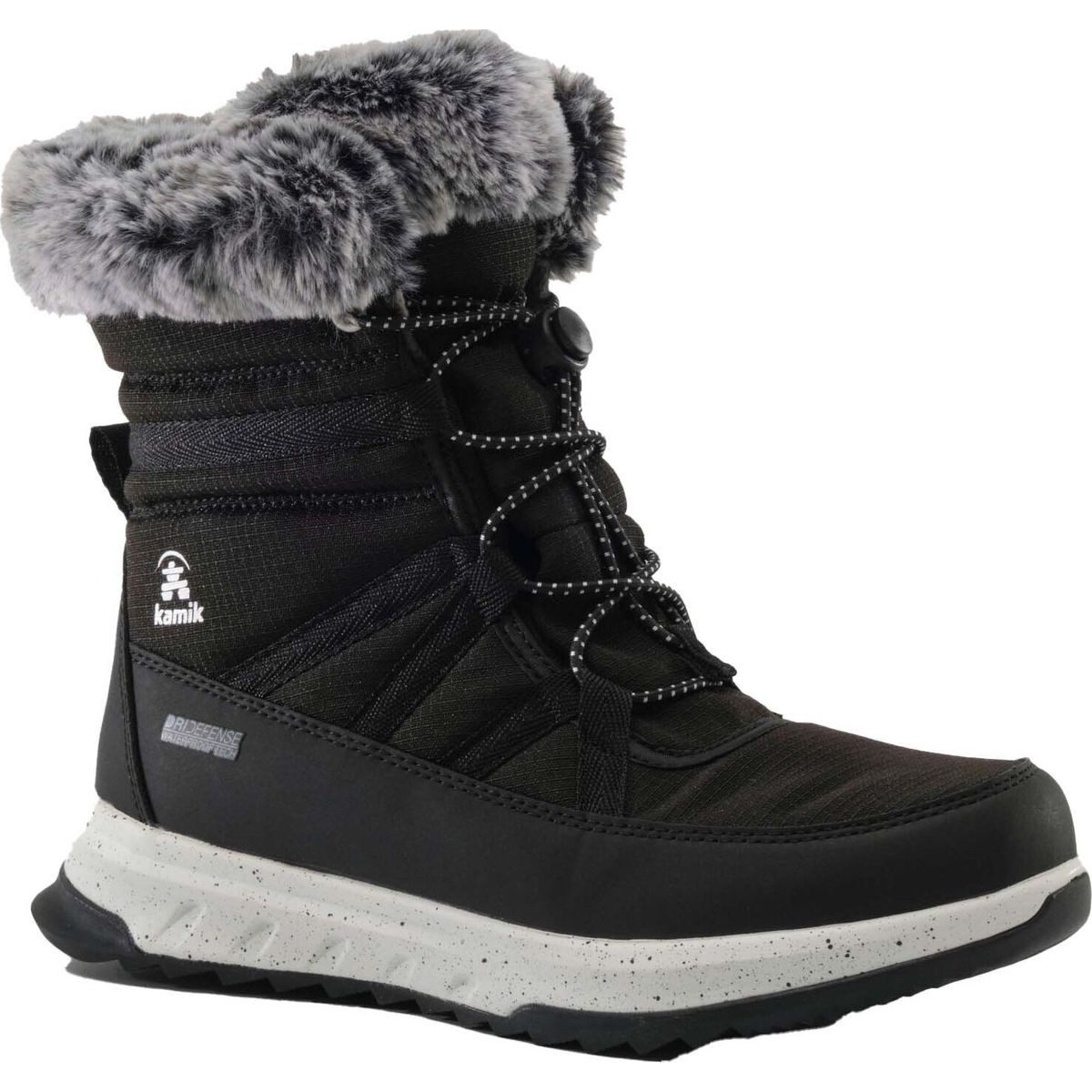 Kamik Stormy F - Women Winterstiefel Wasserdichte Damen-Winterstiefel mit stilvollem Kunstfellkragen und