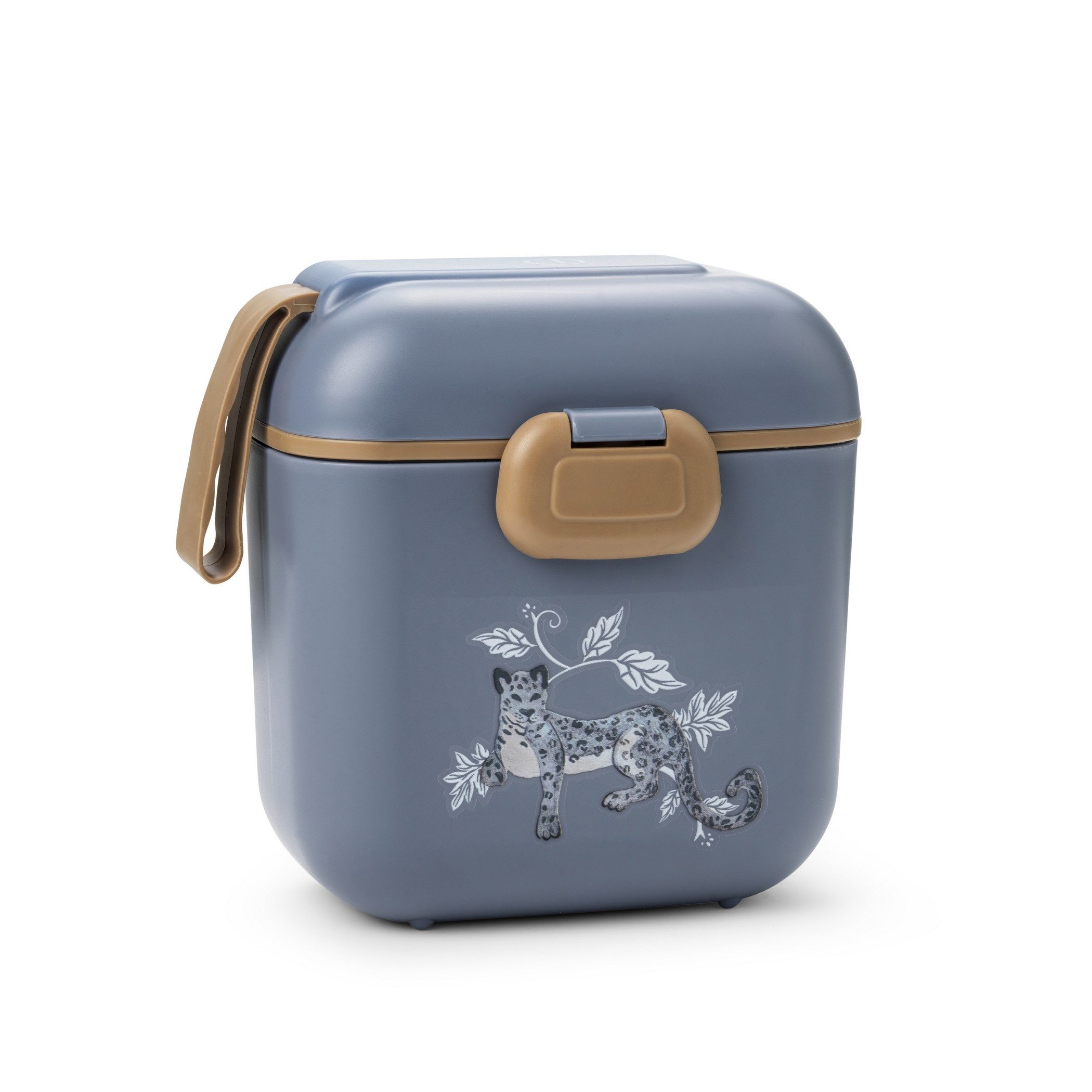 Elodie Lunchbox Elodie Details - Lunchbox Brotdose - Garden Leo - 14x13,5x8,5 cm, Kunststoff, (Gabel im Deckel, Drei Behälter)
