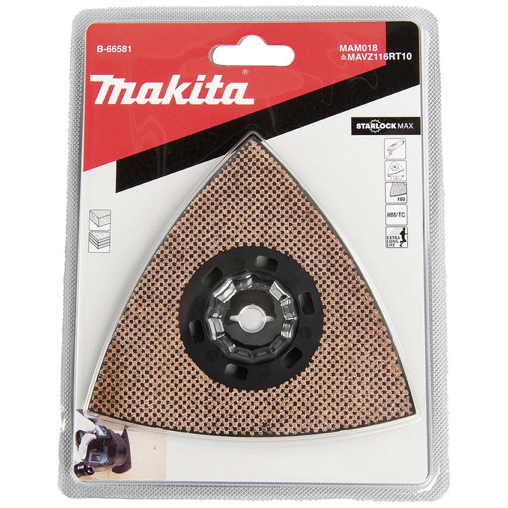 Thumbnail - Makita Schleifpapier Makita B-66581 Deltaschleifpapier Körnung (num) 100 1 St.