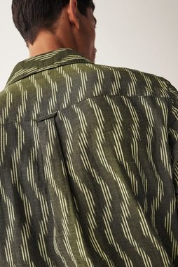 Next Kurzarmhemd Kurzarmhemd mit Struktur und kubanischem Kragen (1-tlg)