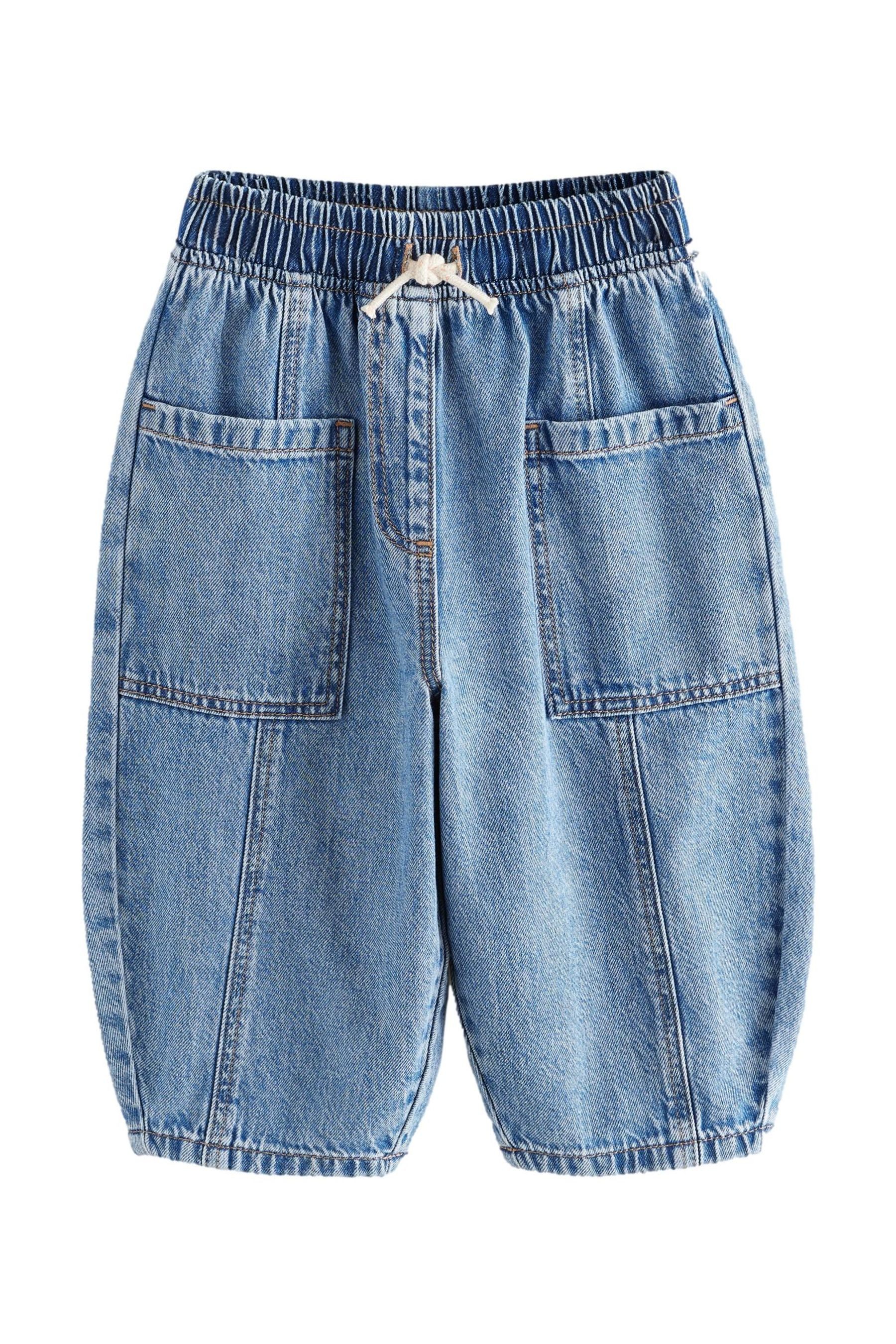Next Schlupfjeans Barrel-Jeans aus 100 % Baumwolle (1-tlg)