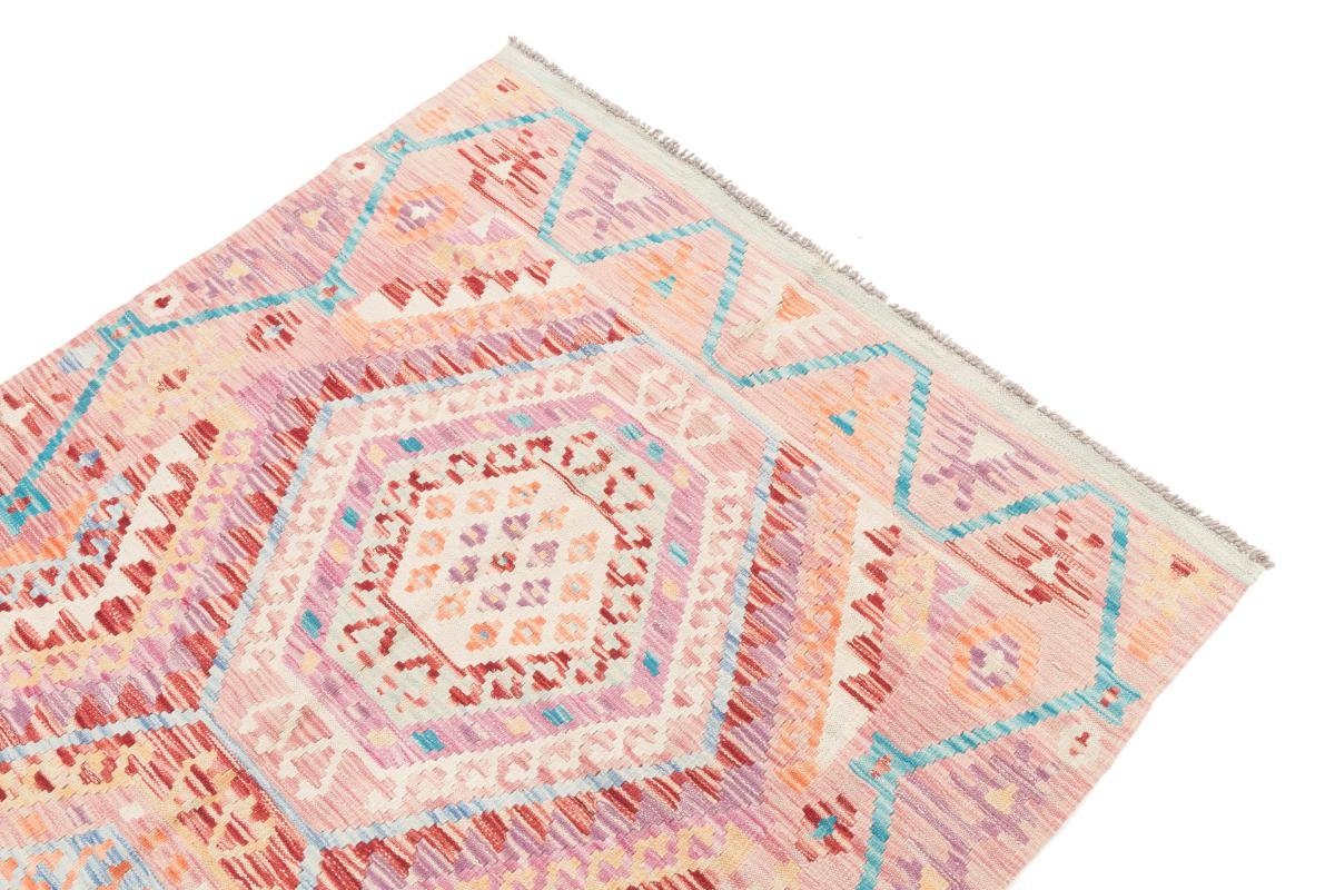 Orientteppich, Orientteppich rechteckig, Höhe: Kelim Afghan Trading, Handgewebter 3 129x189 mm Nain