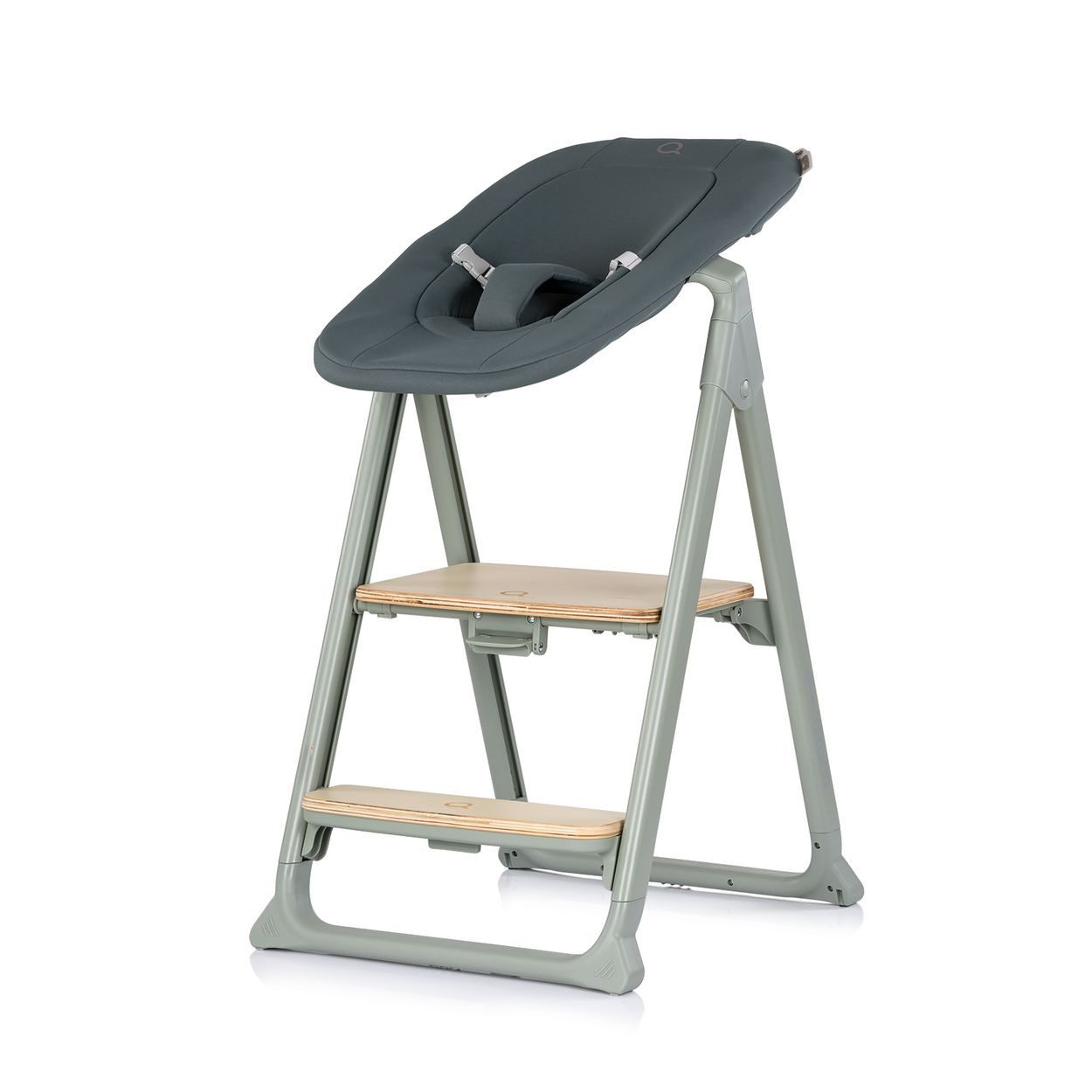 Chipolino Kombihochstuhl Quatro 4 in 1, Babywippe, Lernturm, Tablett, verstellbare Fußstütze, 4-in-1-Funktion