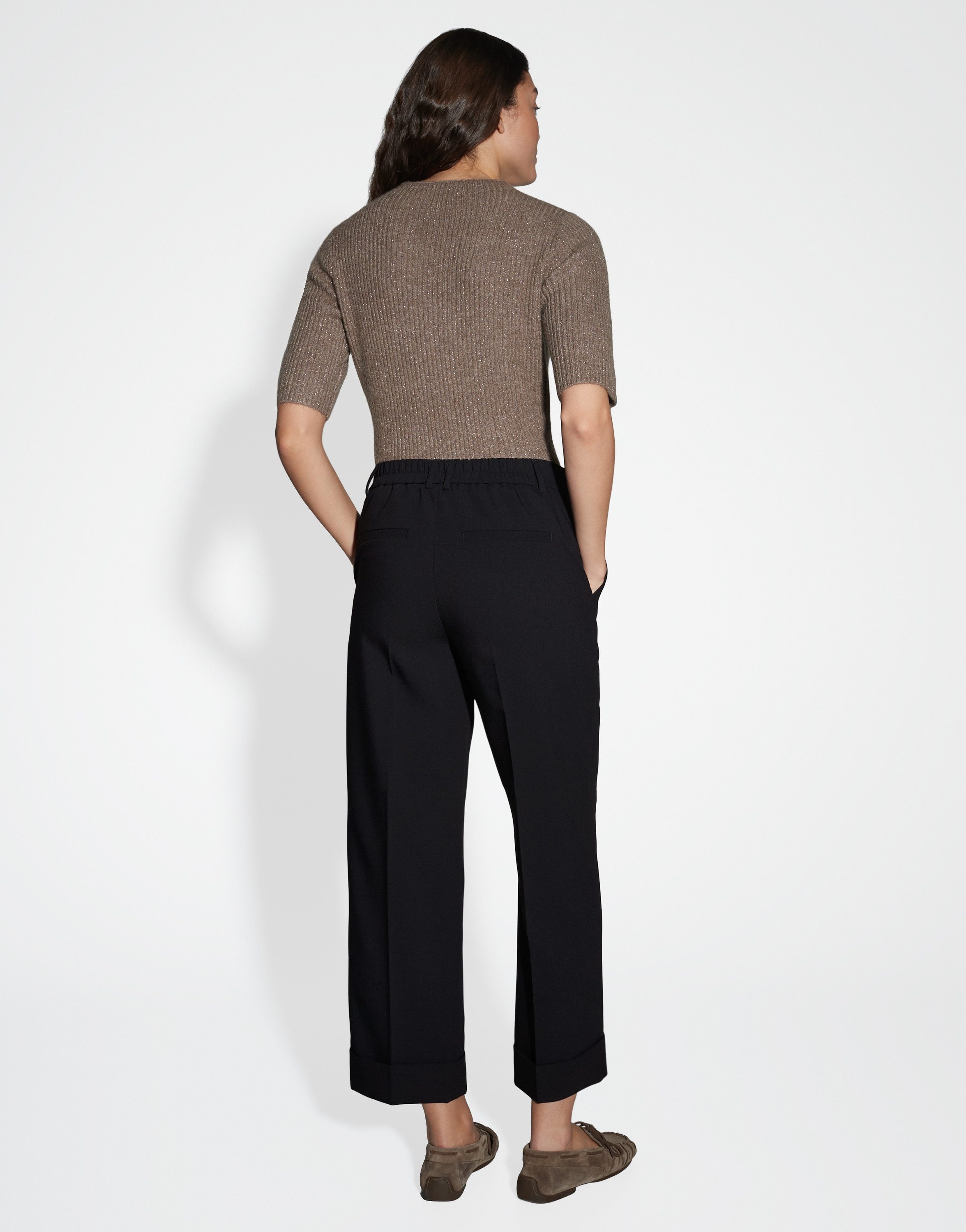 OPUS Stoffhose MEERI CRISSCROSS aus elastischem Viskosemix günstig online kaufen