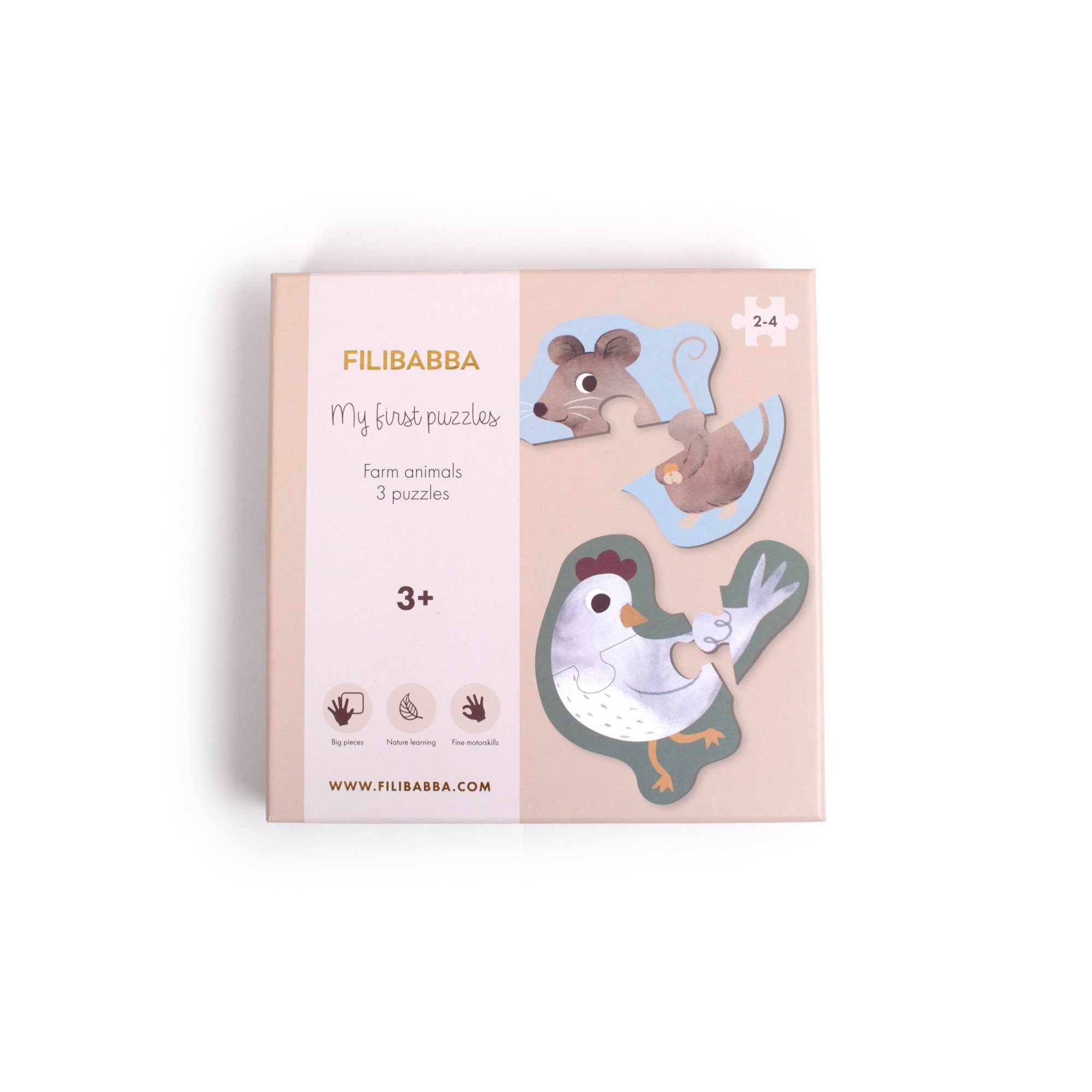 FILIBABBA Puzzle Mein erstes Puzzle: Tierwelten günstig online kaufen